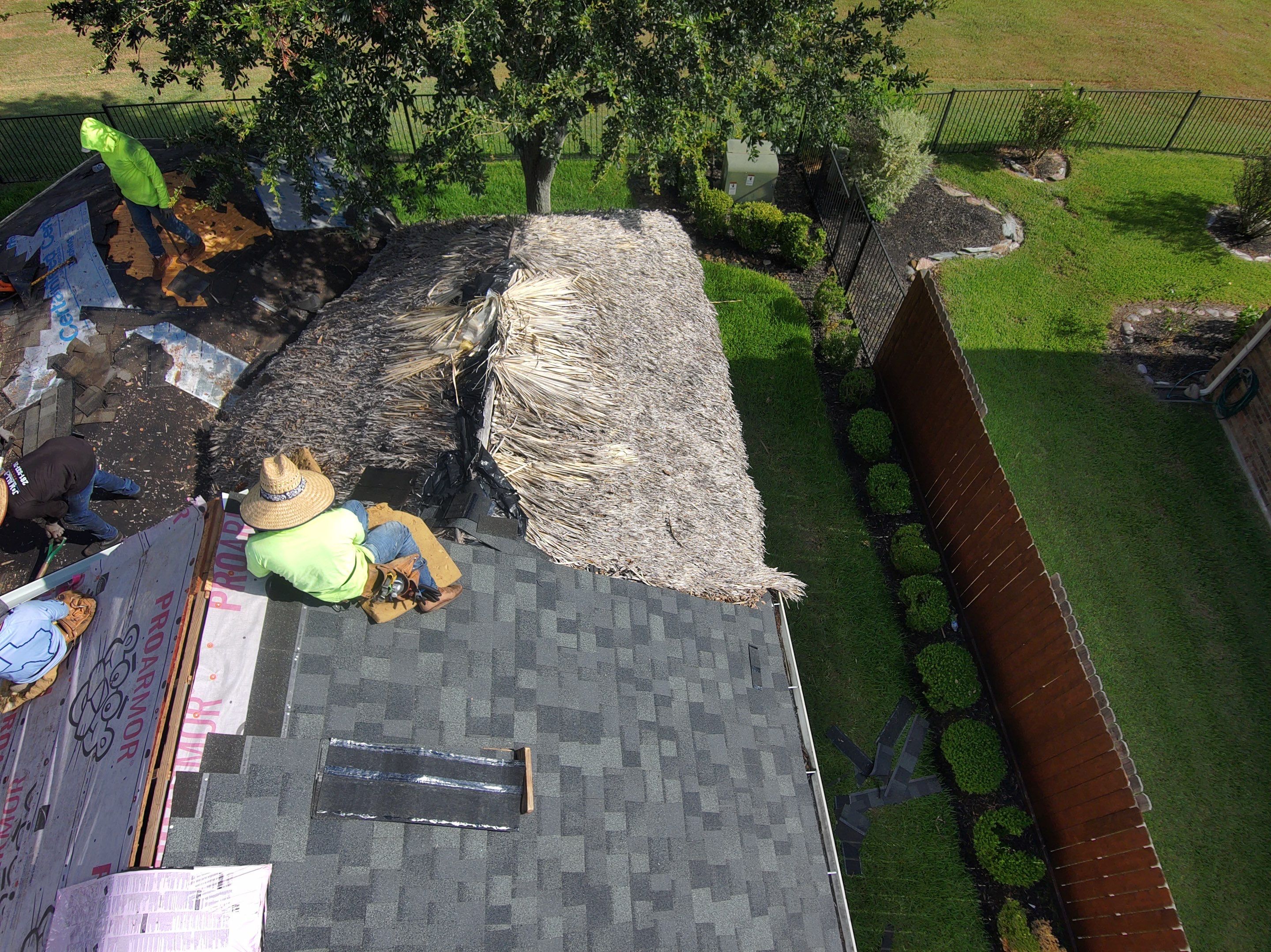 Residential Roofing Installation using Owen's Corning Duration (Lifetime) Shingles by Roof Repair Company