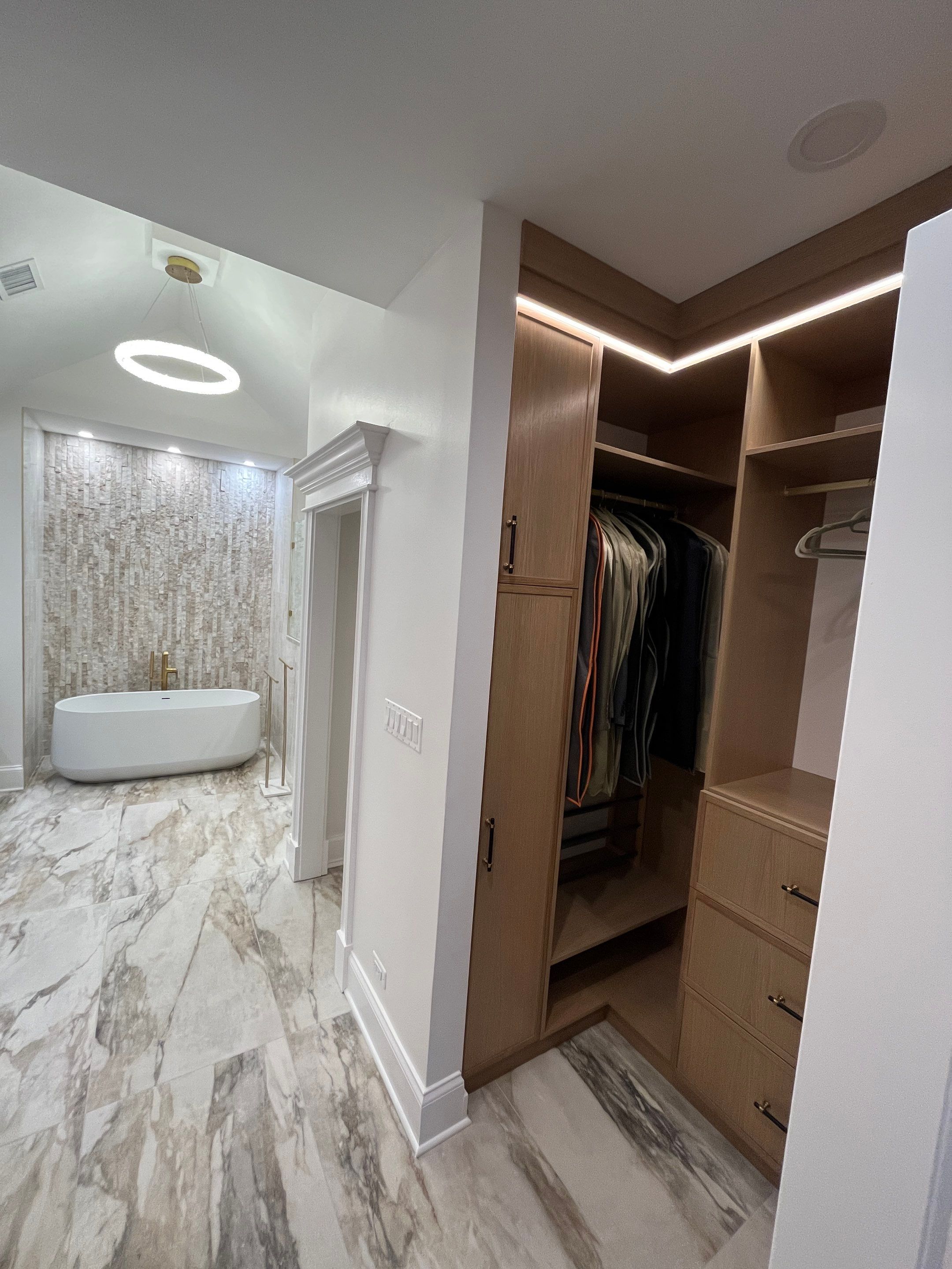 Incredible Master Bath and Closet by Snap Home Solutions