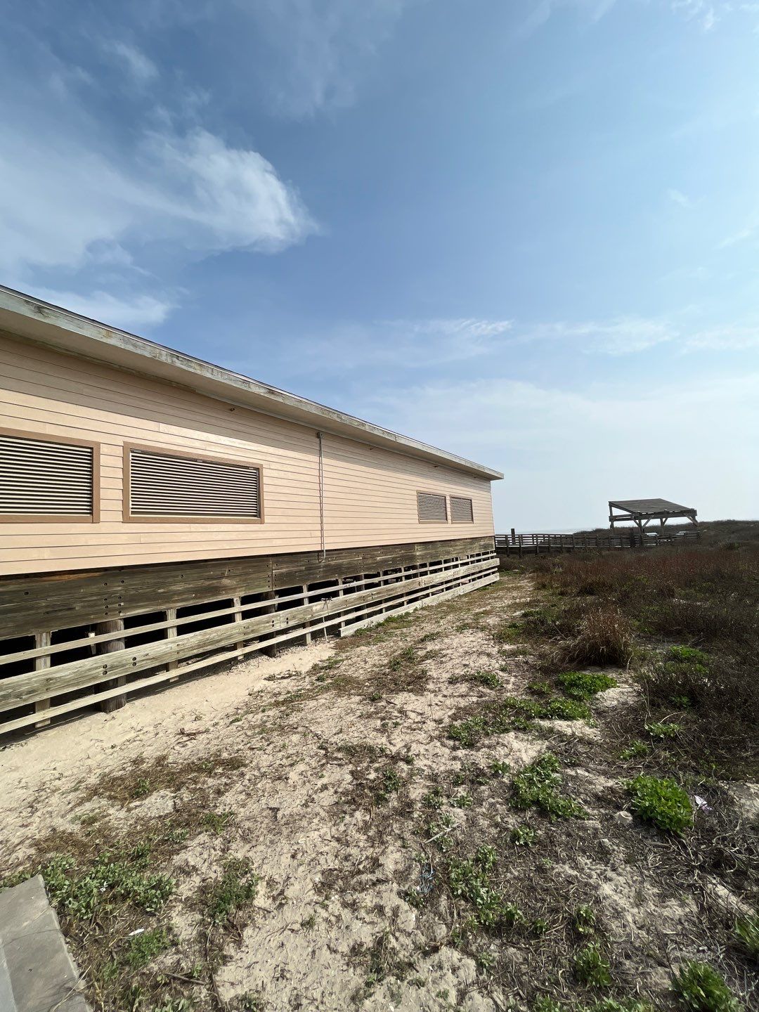 Padre Island National Seashore Malaquite Visitor Center Exterior remodel by Bayfront Roofing and Construction