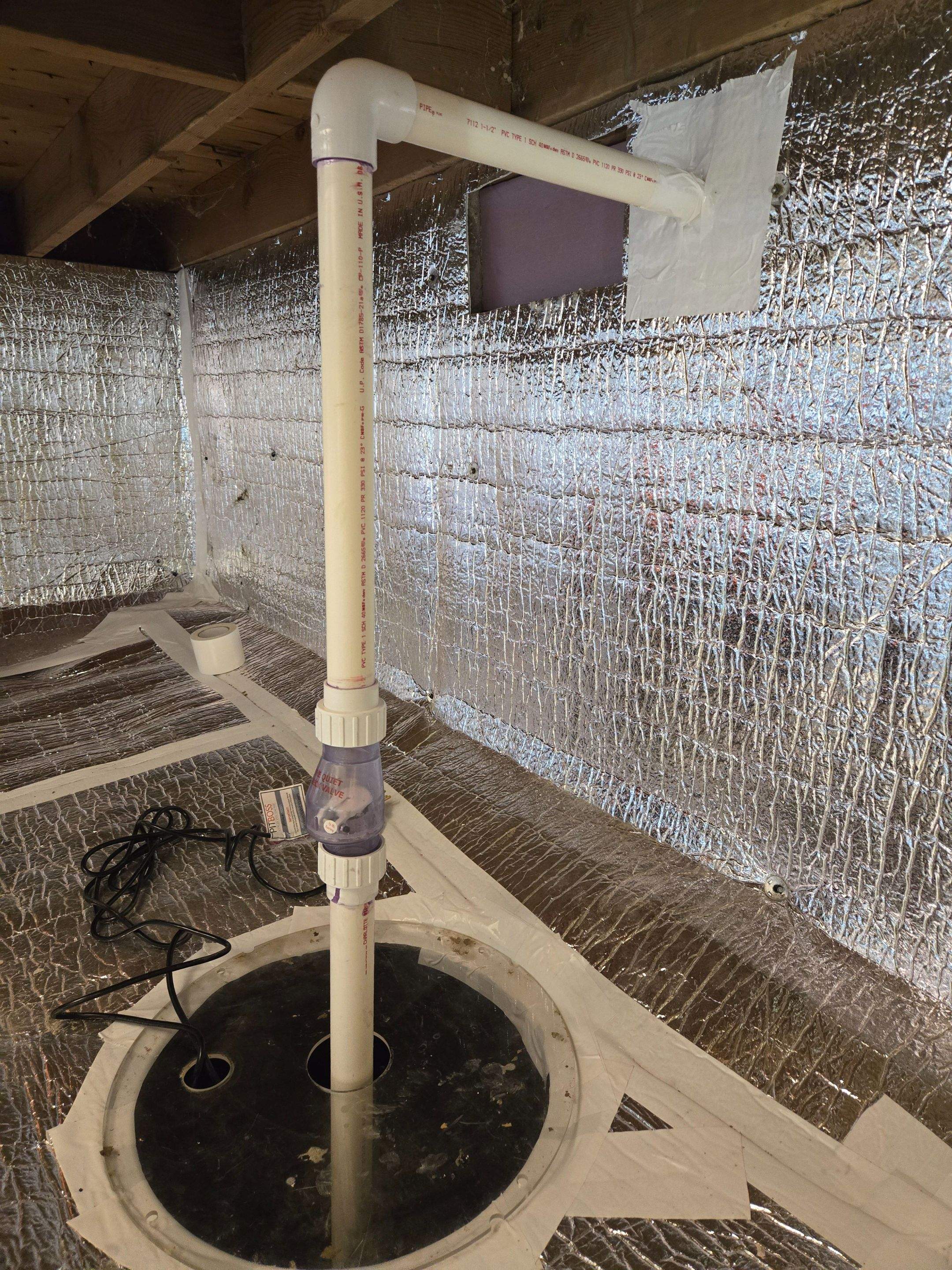 Crawl Space Encapsulation, EZ Breathe & Sump Pump Installation by Allied Water Services