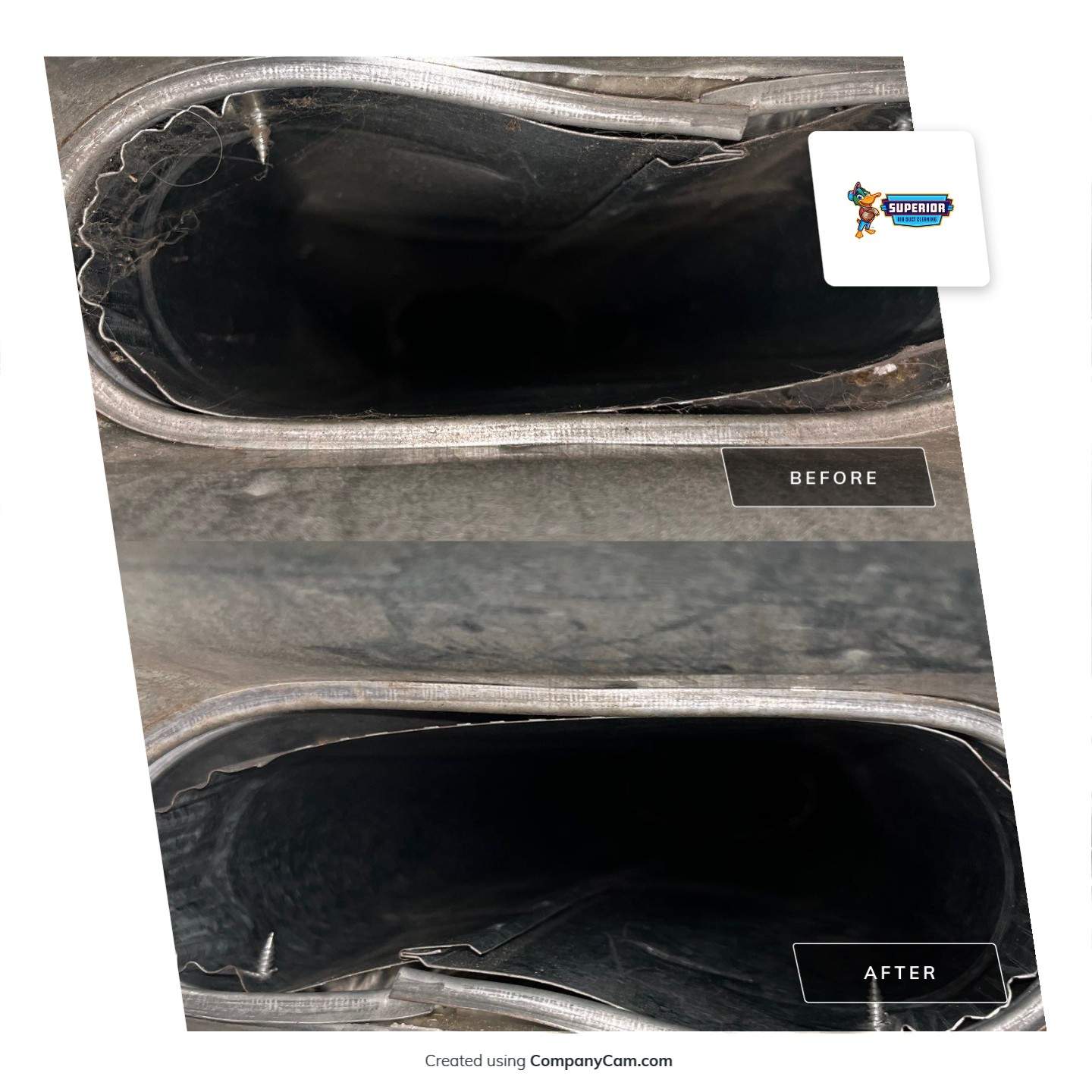 Air Duct Cleaning With a Vacuum Truck in Midland, PA by Superior Air Duct Cleaning