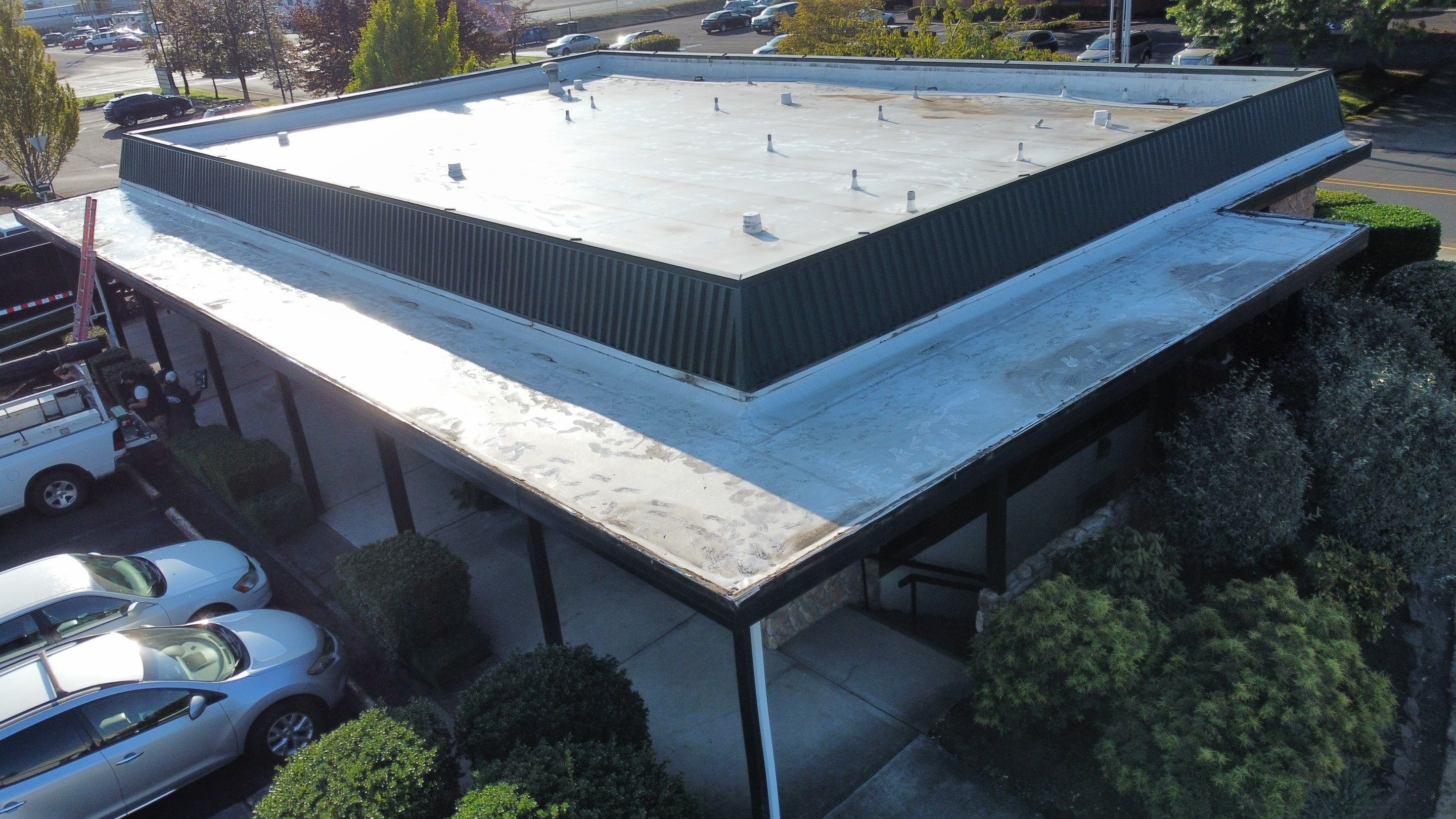 Commercial Roofing Installation using GAF 60Mil TPO  by Orezona Building & Roofing Company, Inc.