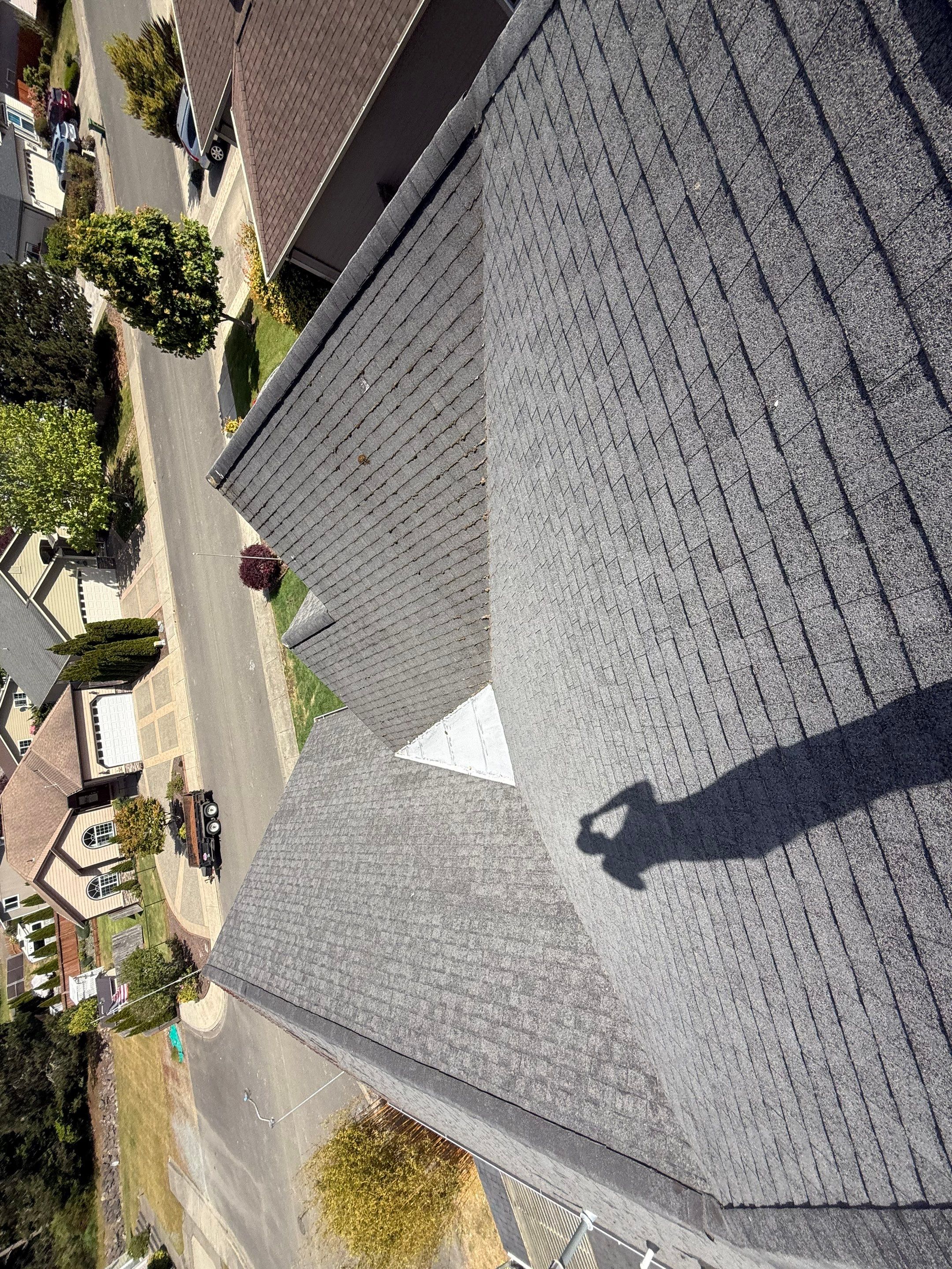 Residential Reroof with Architectural Shingles and Skylights in Coos Bay by BEST Roofing & Waterproofing
