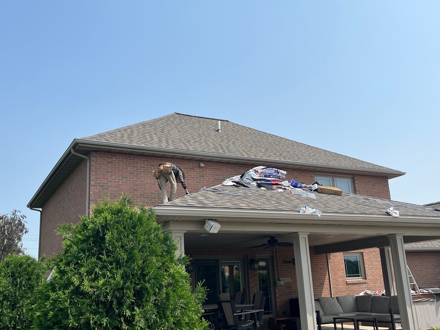 Residential Roofing Installation using GAF Timberline HDZ Cedar Falls by Nitro Roofing and Construction