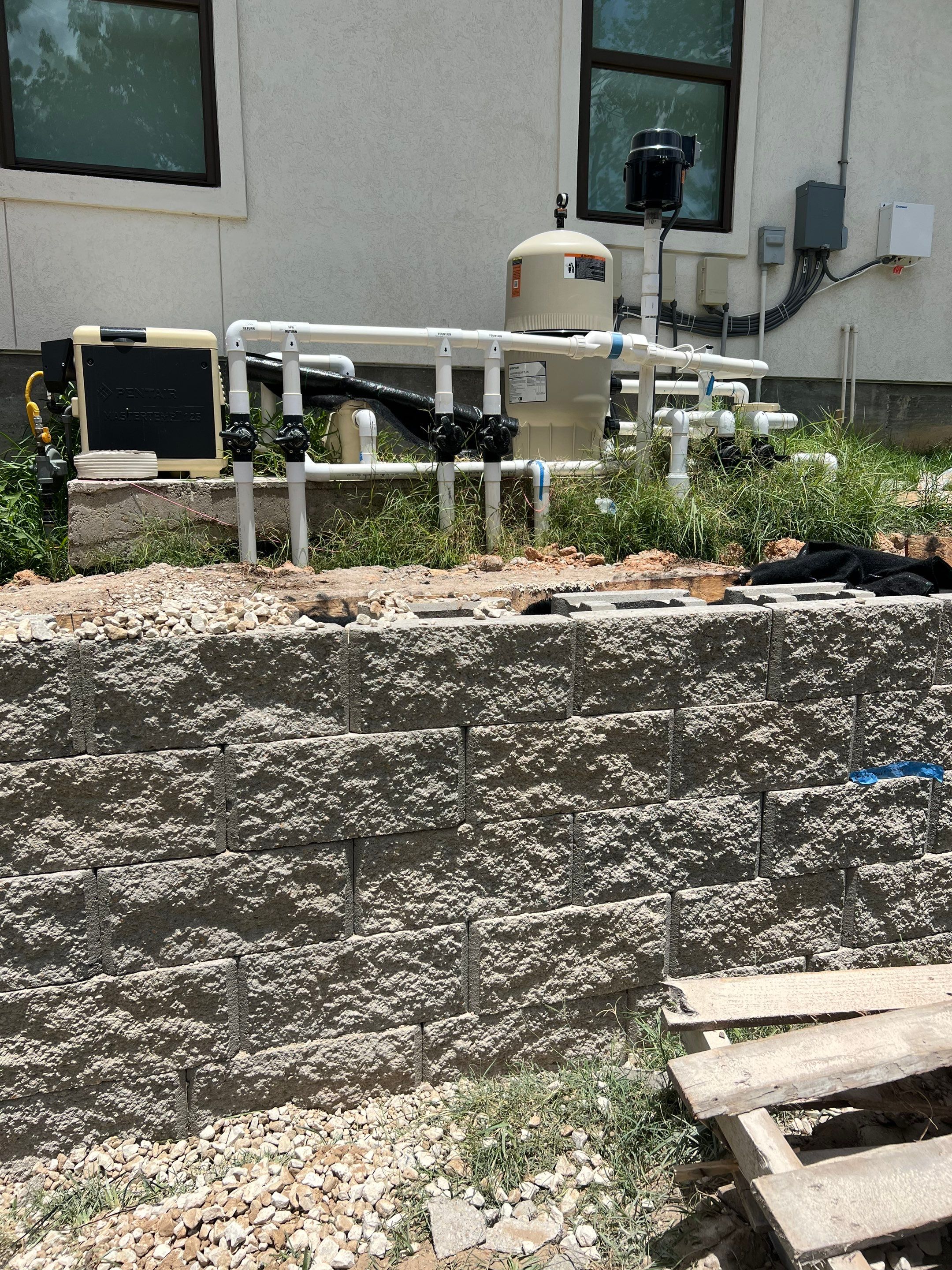 🏡 Duane’s Complete Retainer Wall & Hardscape Walkway by Texas Urban Elements