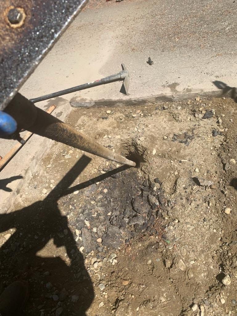 Modern Entry Fence by Jireh Asphalt & Concrete Inc 