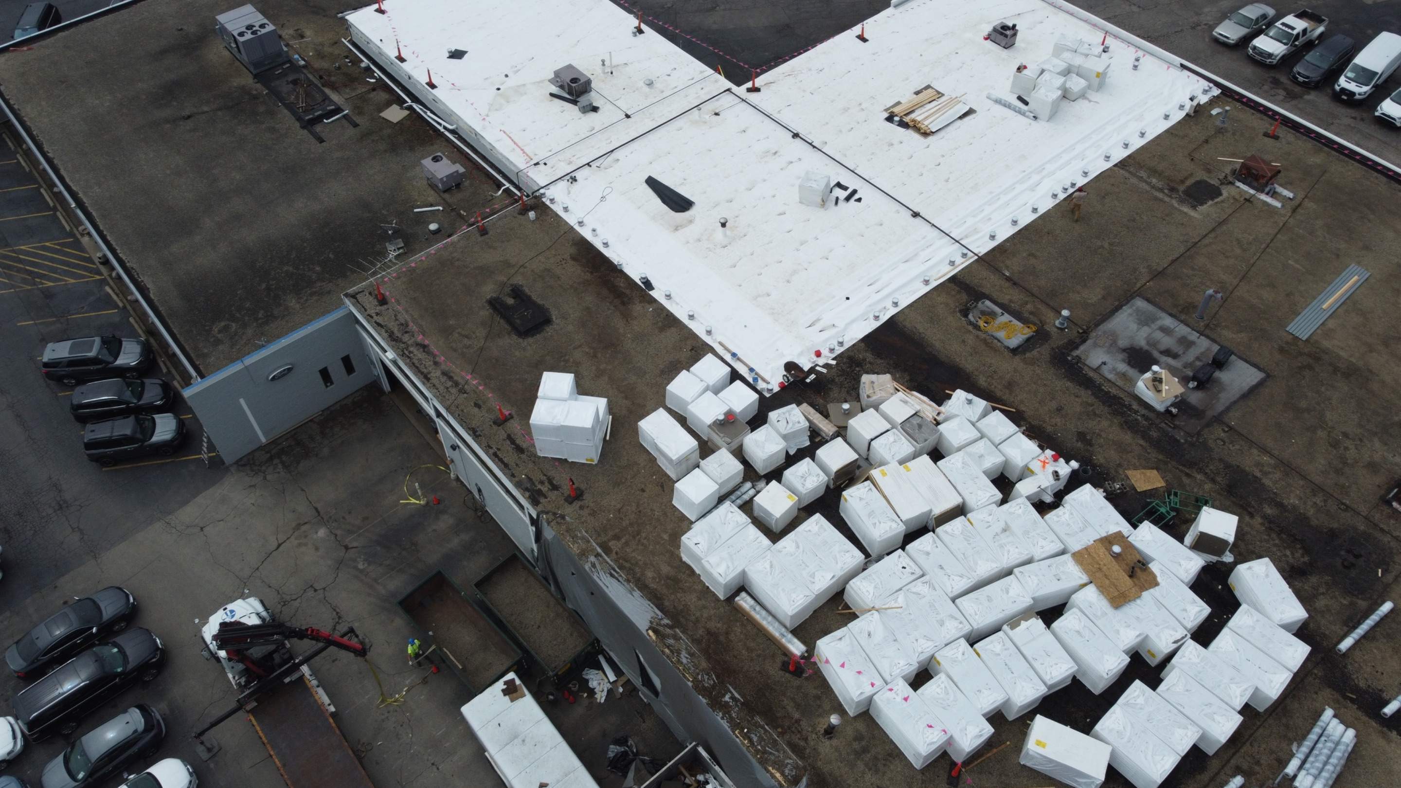 Ford Dealership - Re-Roof by Pink Roofing