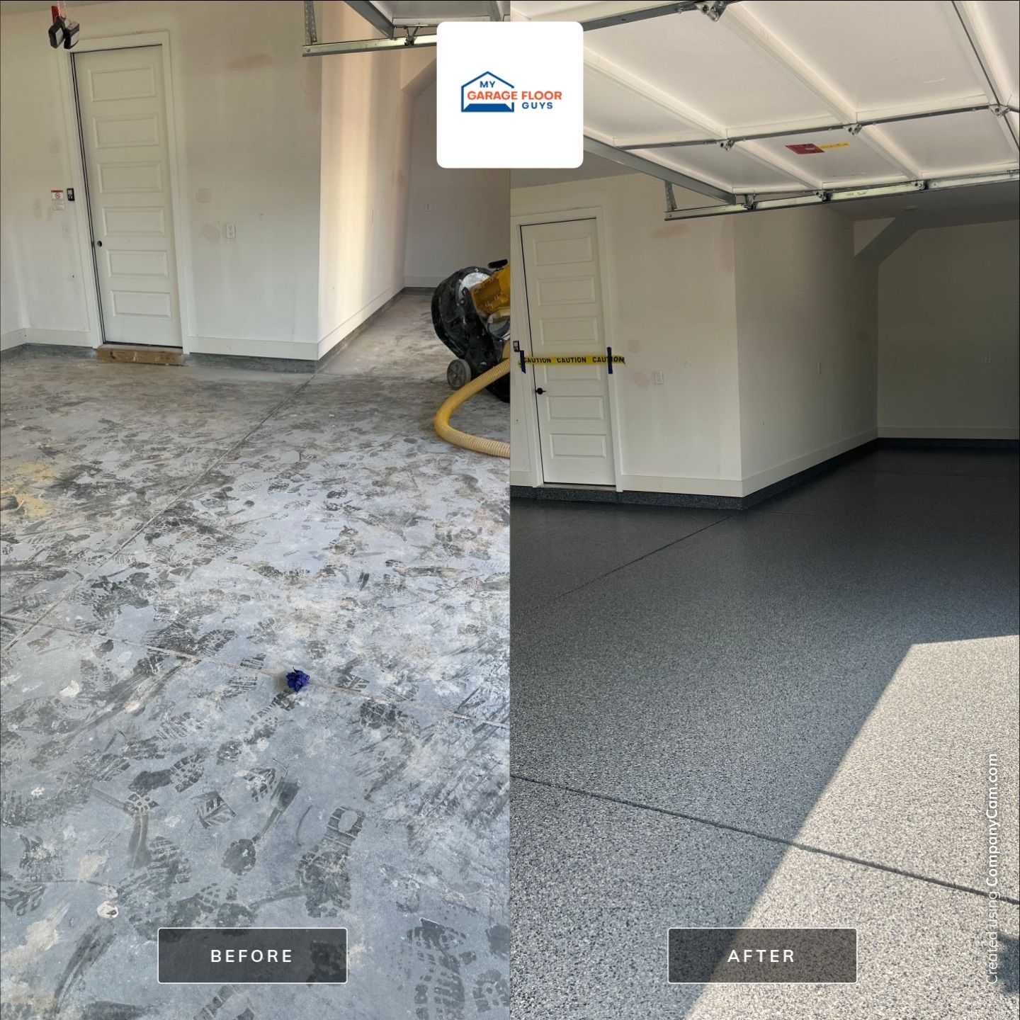 Garage Floor Coating using Nightfall by My Garage Floor Guys
