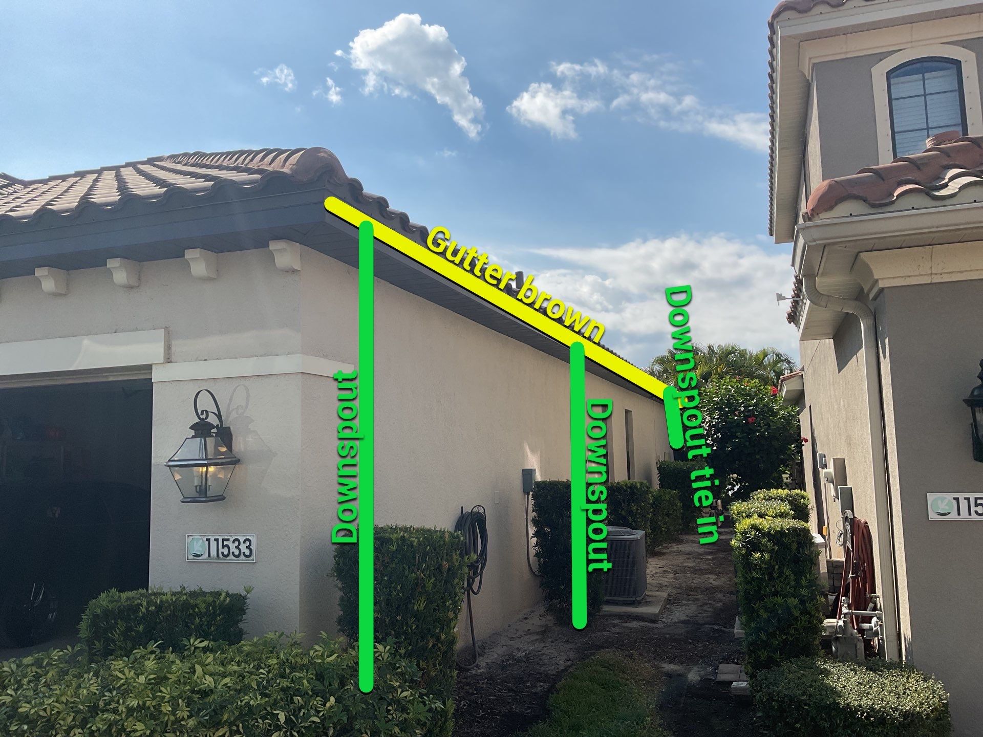 Bronze 7-Inch Seamless Gutters in Fort Myers FL by Gutter Professor by Gutter Professors