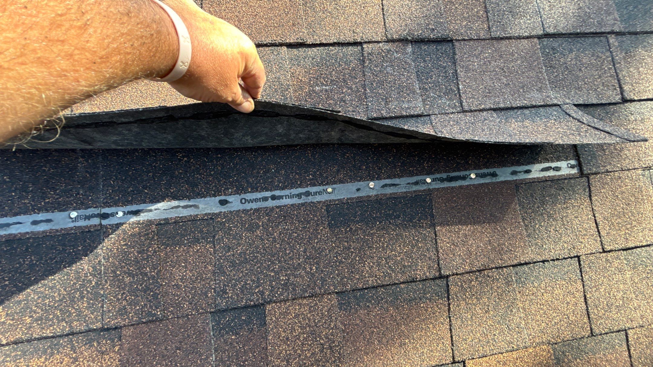 Roof Replacement using Owens Corning Brownwood by 180 Contractors