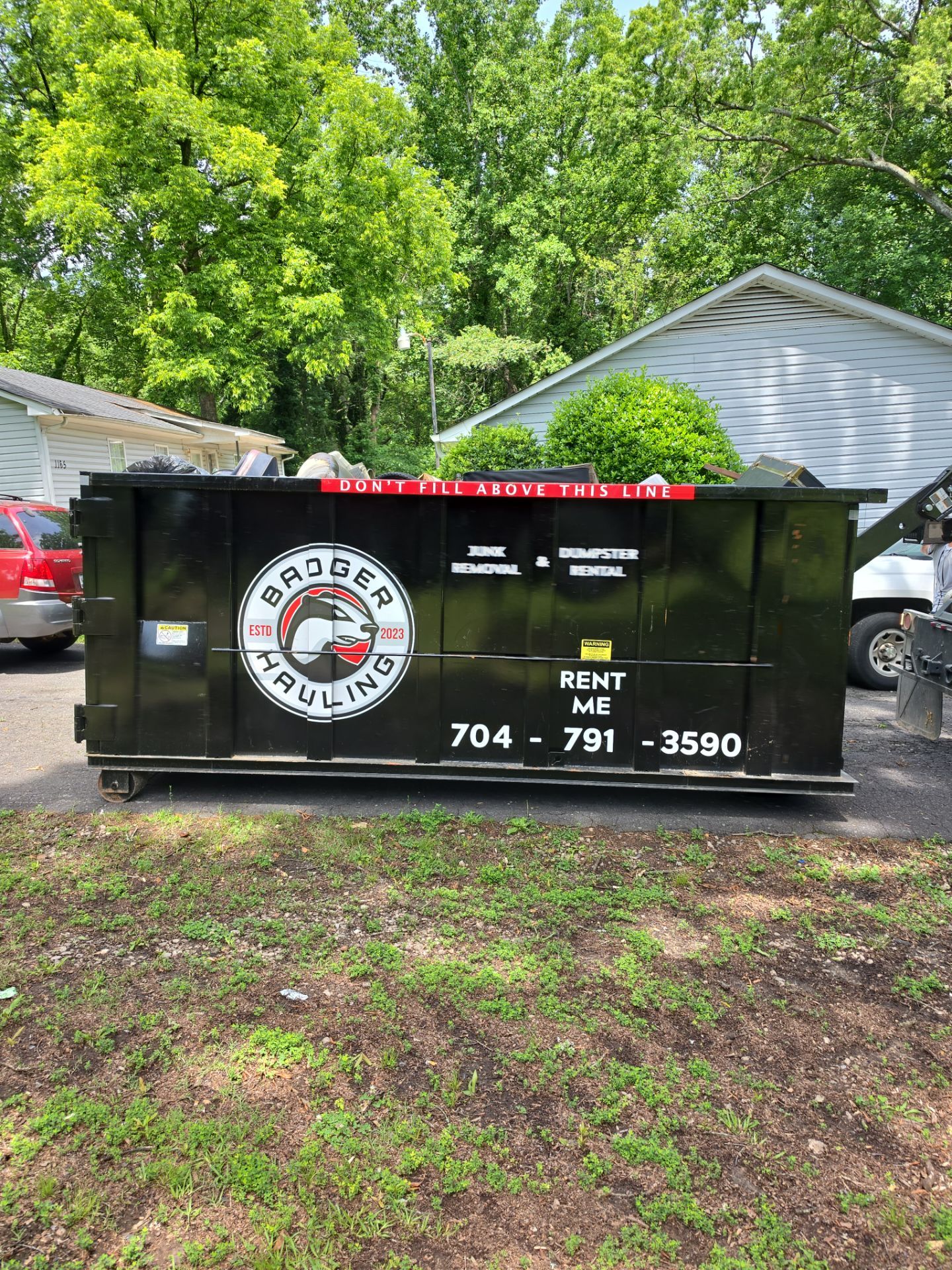 Dumpster Rental Rock Hill by Badger Hauling