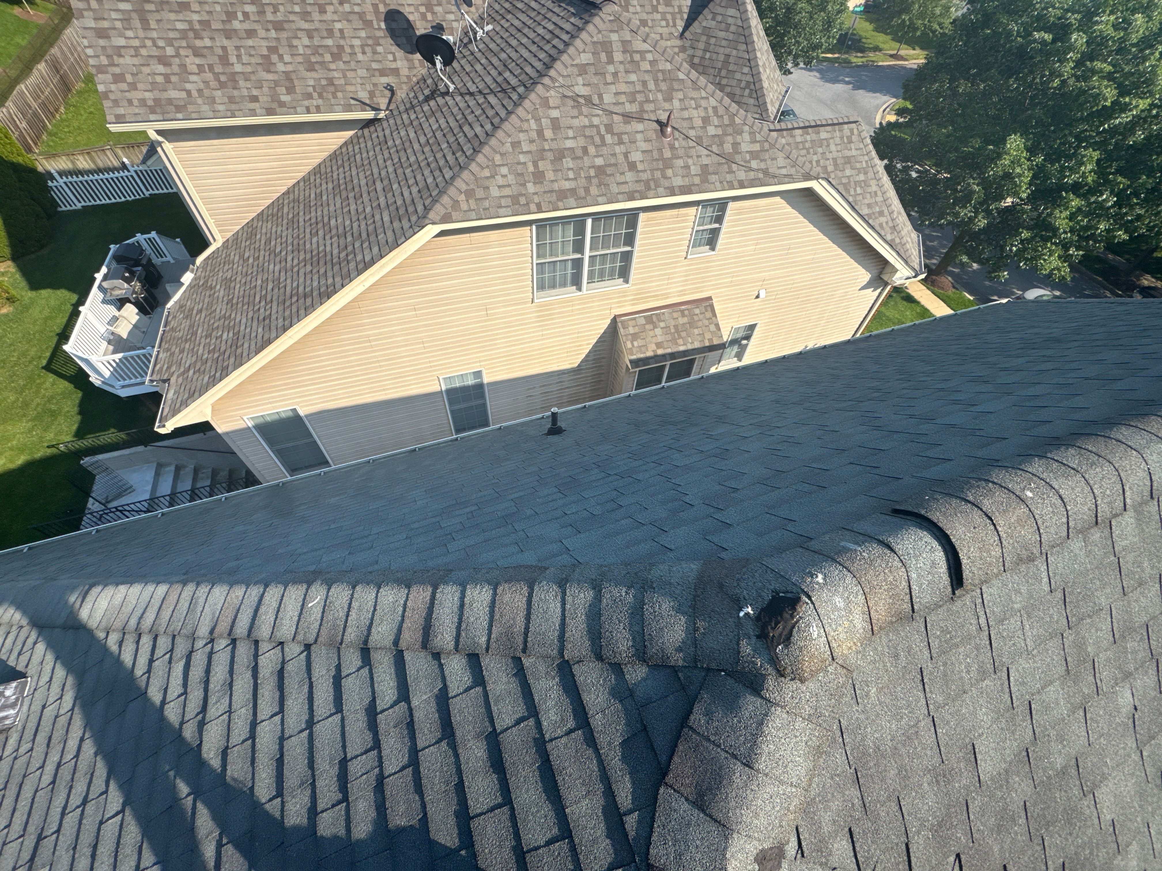Roof Replacement Project in Clarksburg by USA Storm Roofing and Construction Group