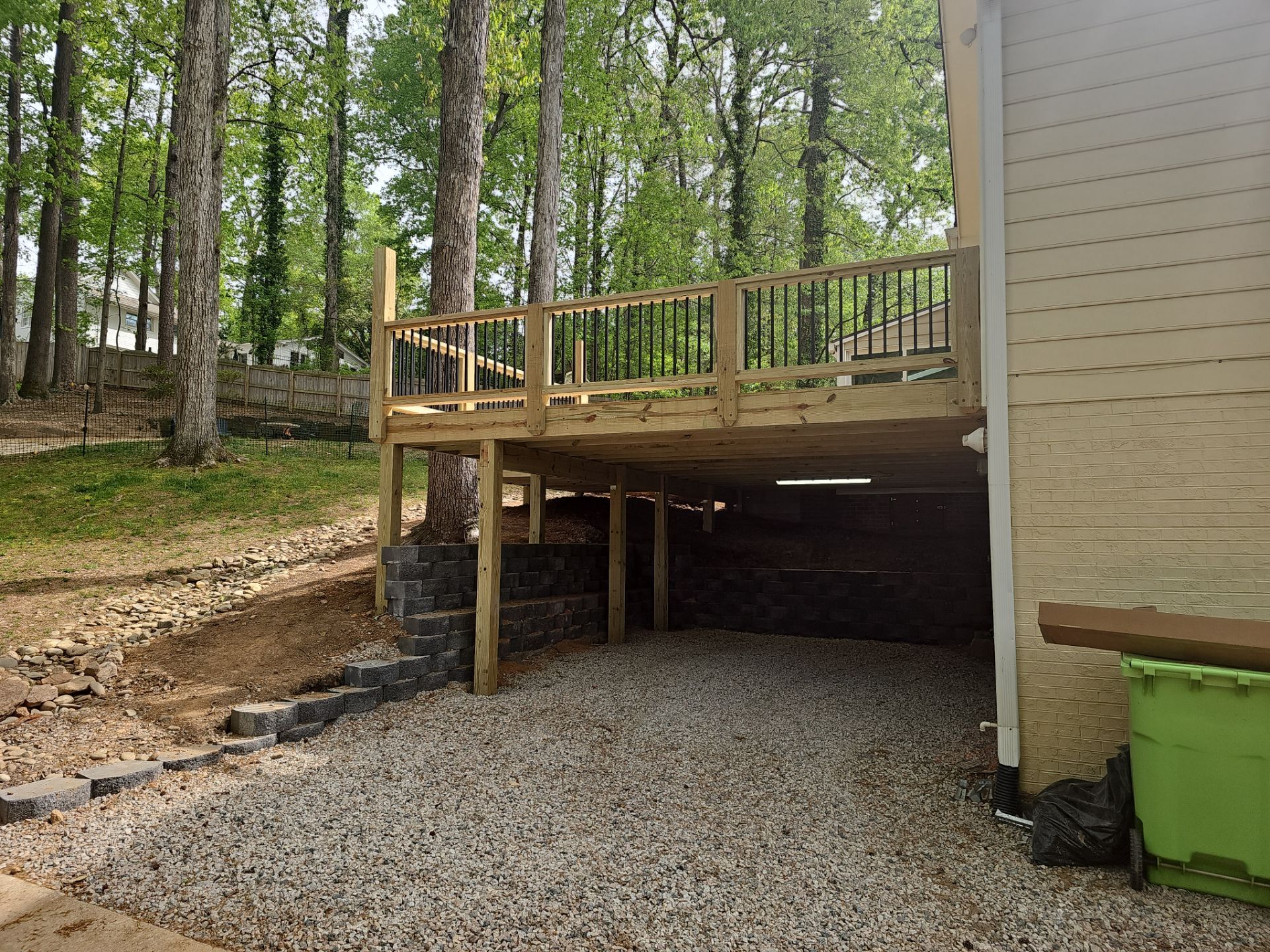 New Deck Construction & Site Improvements by Billy Weatherspoon Contractor