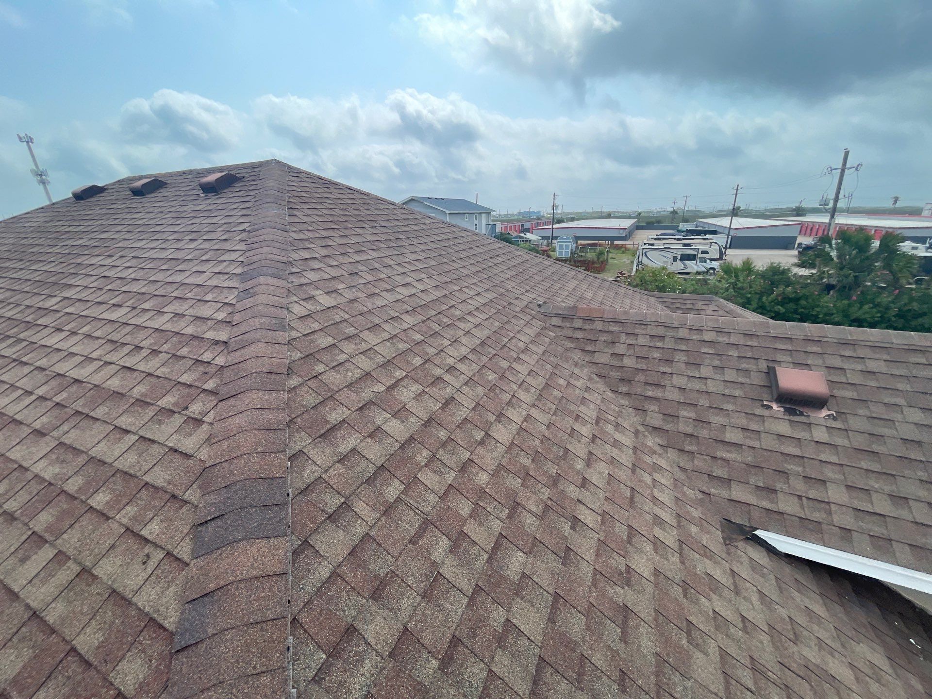 Residential Roofing Installation using GAF HDZ Barkwood by Lighthouse Roofing