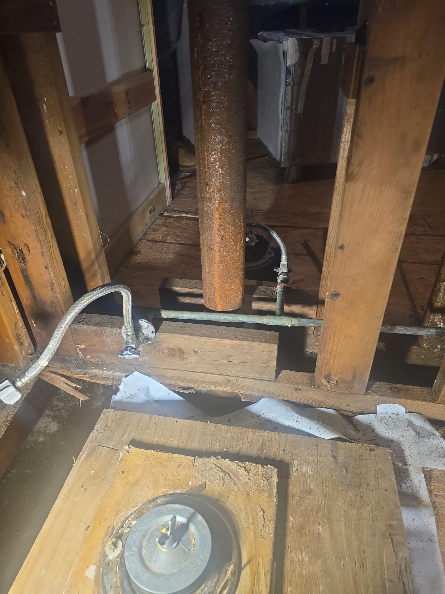 Installing New Piping and Checking Underneath Home by Us Plumbing