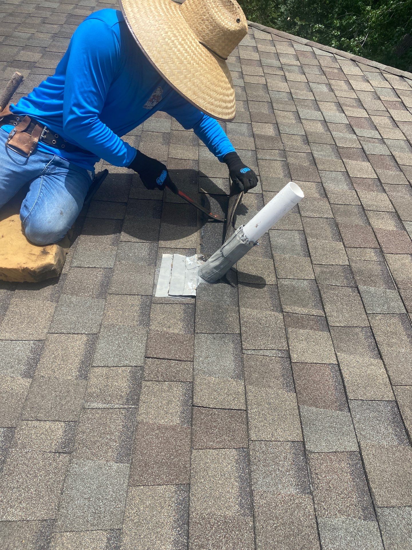 Hail Damage using Owen's Corning Duration (Lifetime) Shingles by Roof Repair Services LLC