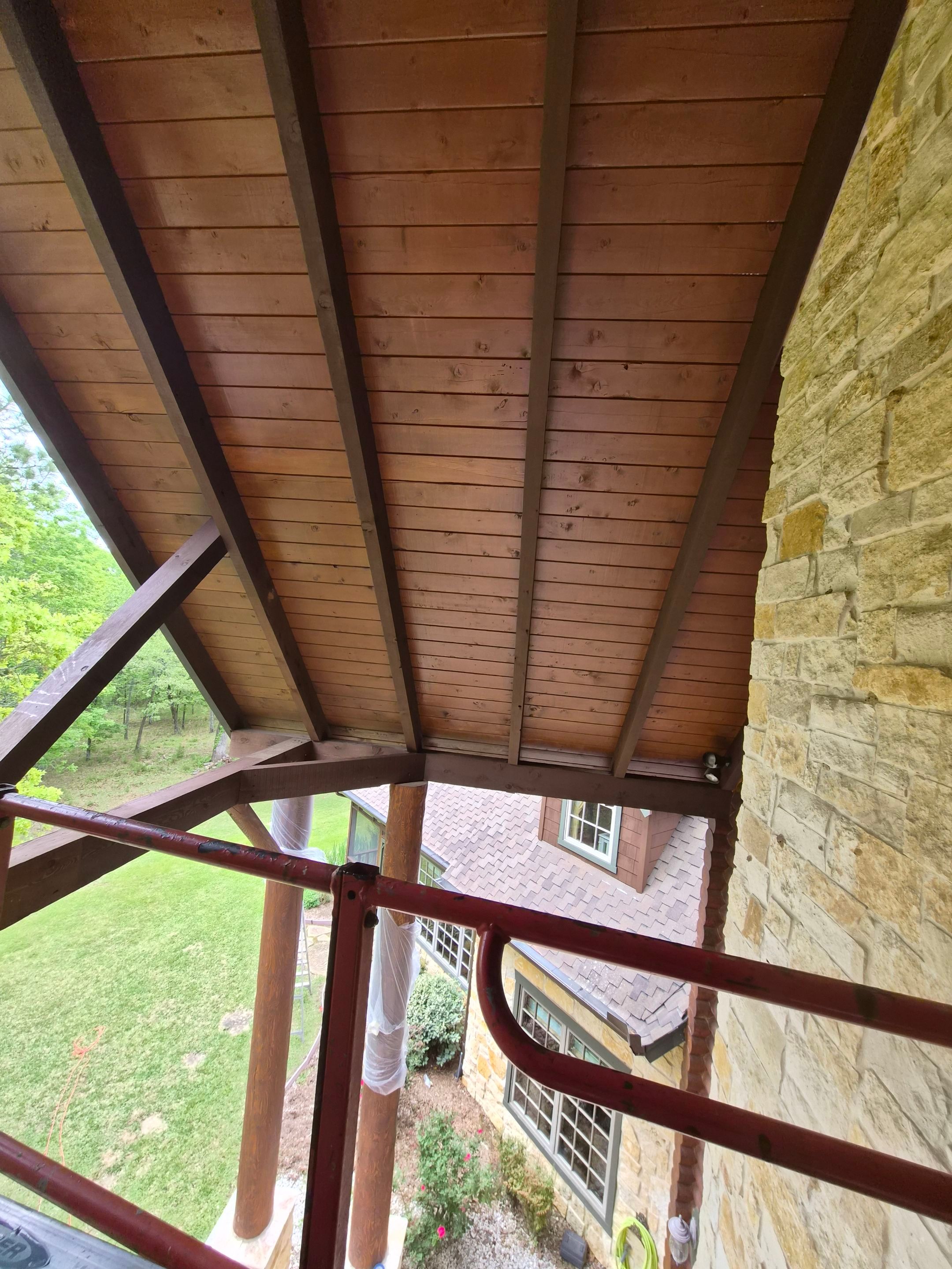 A Complete Exterior Refresh for a Custom Log Home & Property in Alba, Texas by Quality Coats Painting