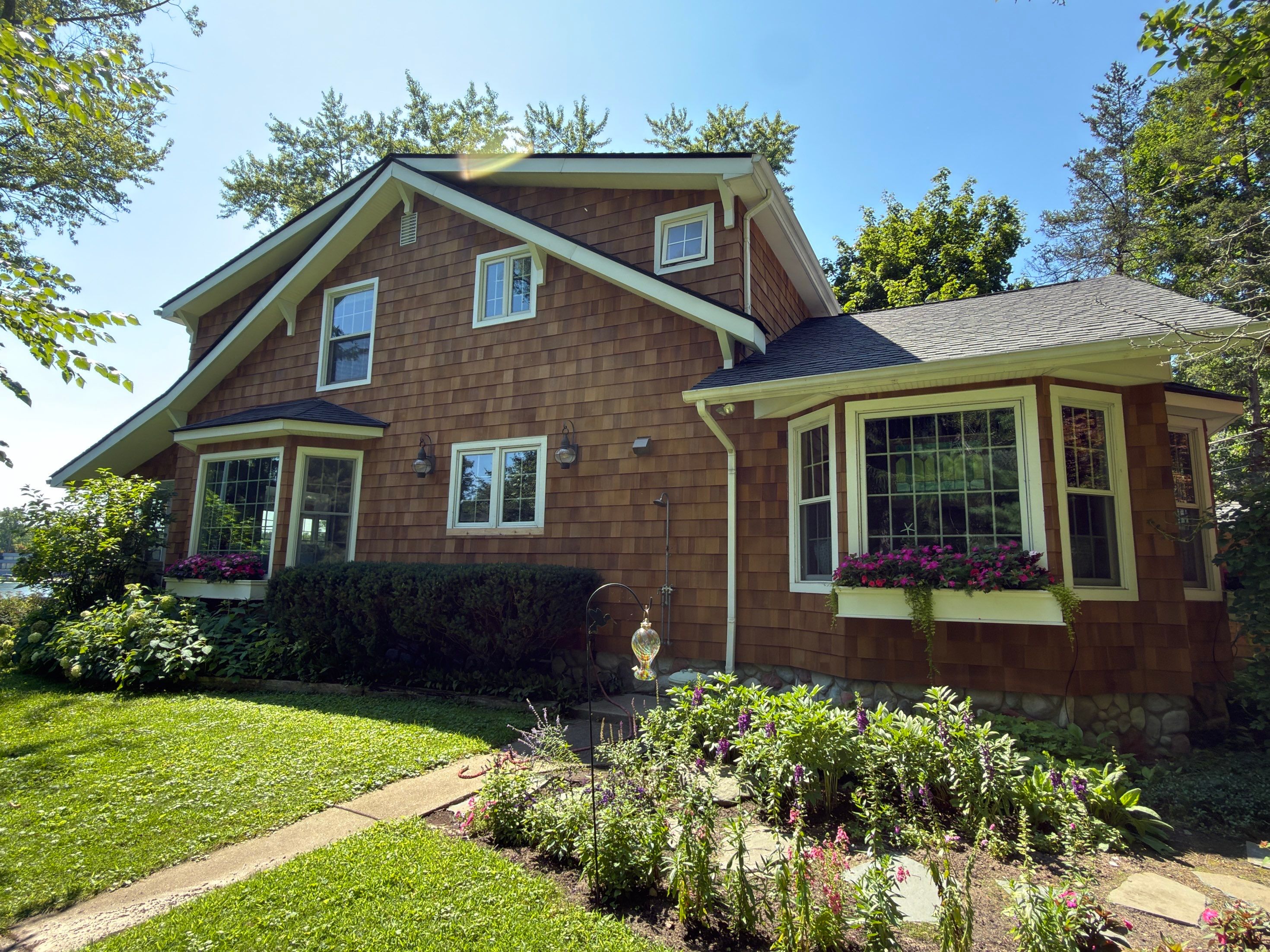 Cedar Siding Replacement  by Bloomfield Construction & Restoration