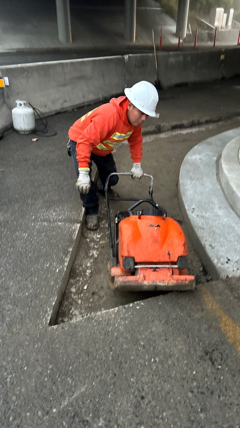 Kraemer North America | Airport Road Repair by Jireh Asphalt & Concrete Inc 