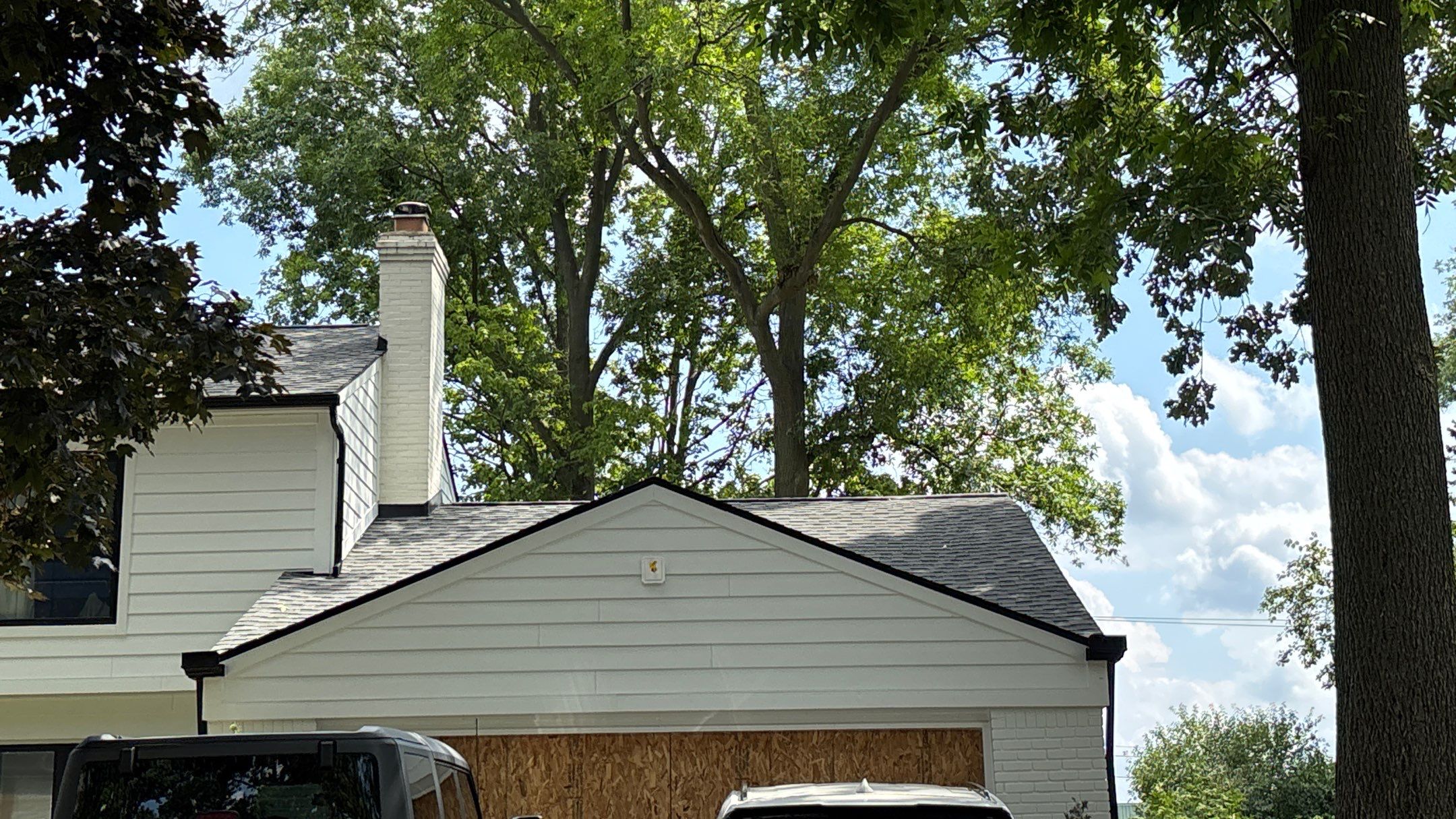 Siding Replacement using Hardie Plank S8 1/4"  Arctic White by 180 Contractors