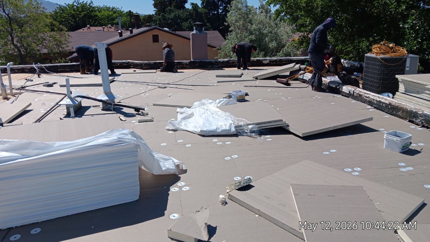 Residential TPO Roof Replacement and Decking Repair in Albuquerque by Doyle Roof Masters Inc