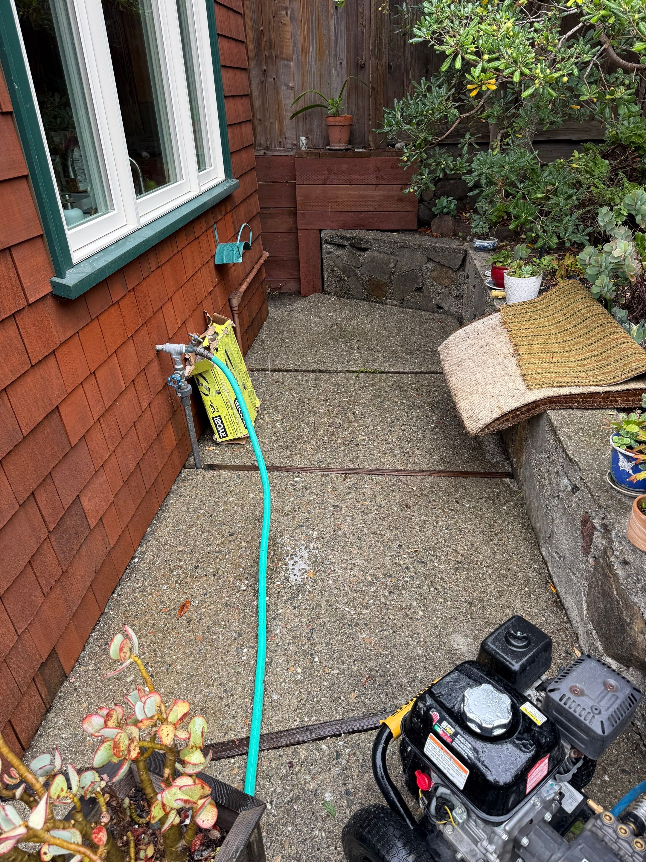Full back garden refresh by SpotFree Window Cleaning