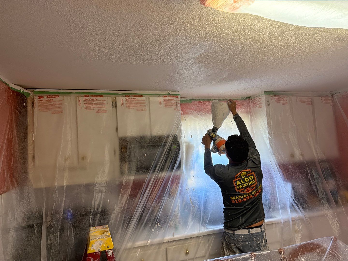 Roof replacement and interior repair by hail and wind damage by Just Brilliant Restoration JBR