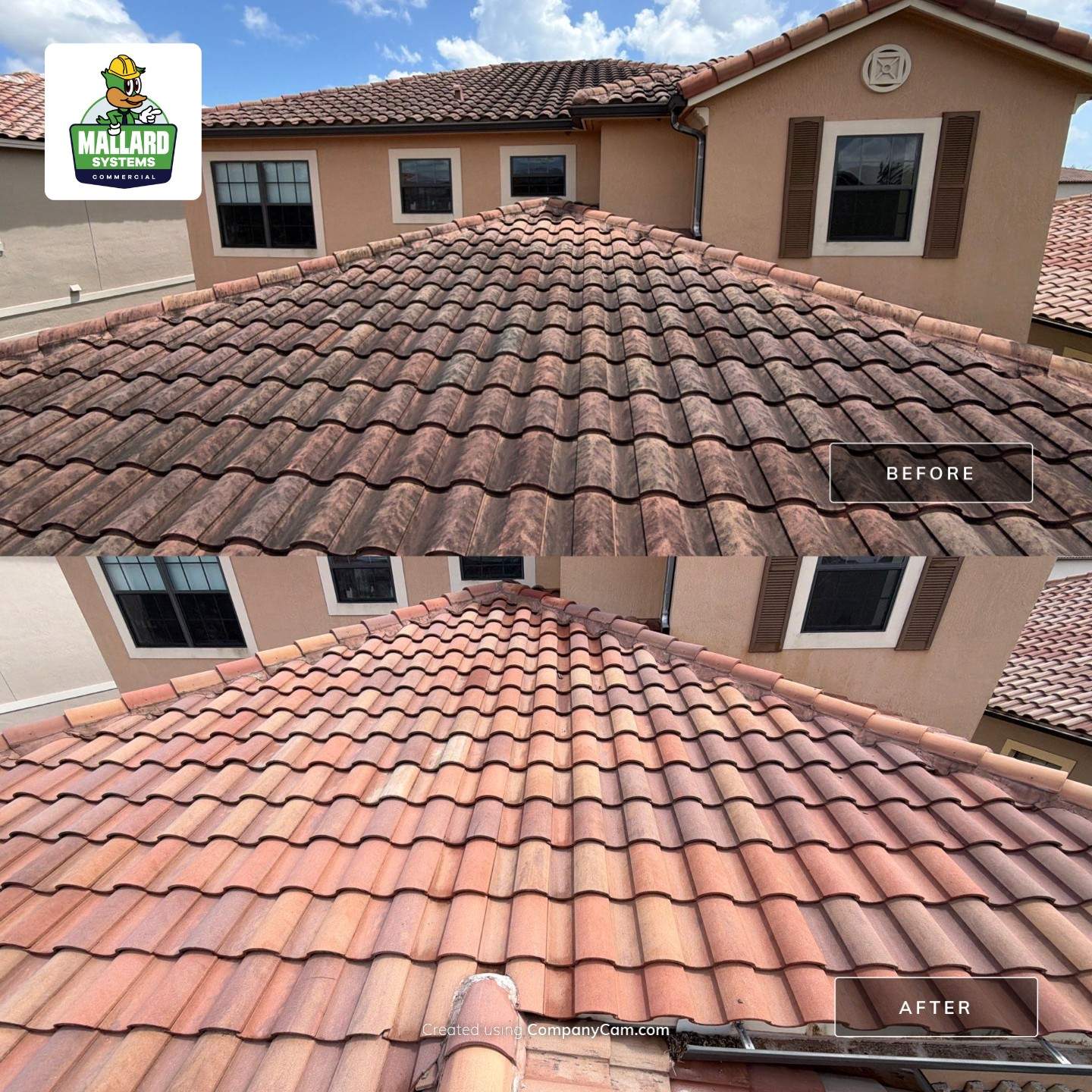 Roof Cleaning in Lake Nona Orlando by Mallard Systems