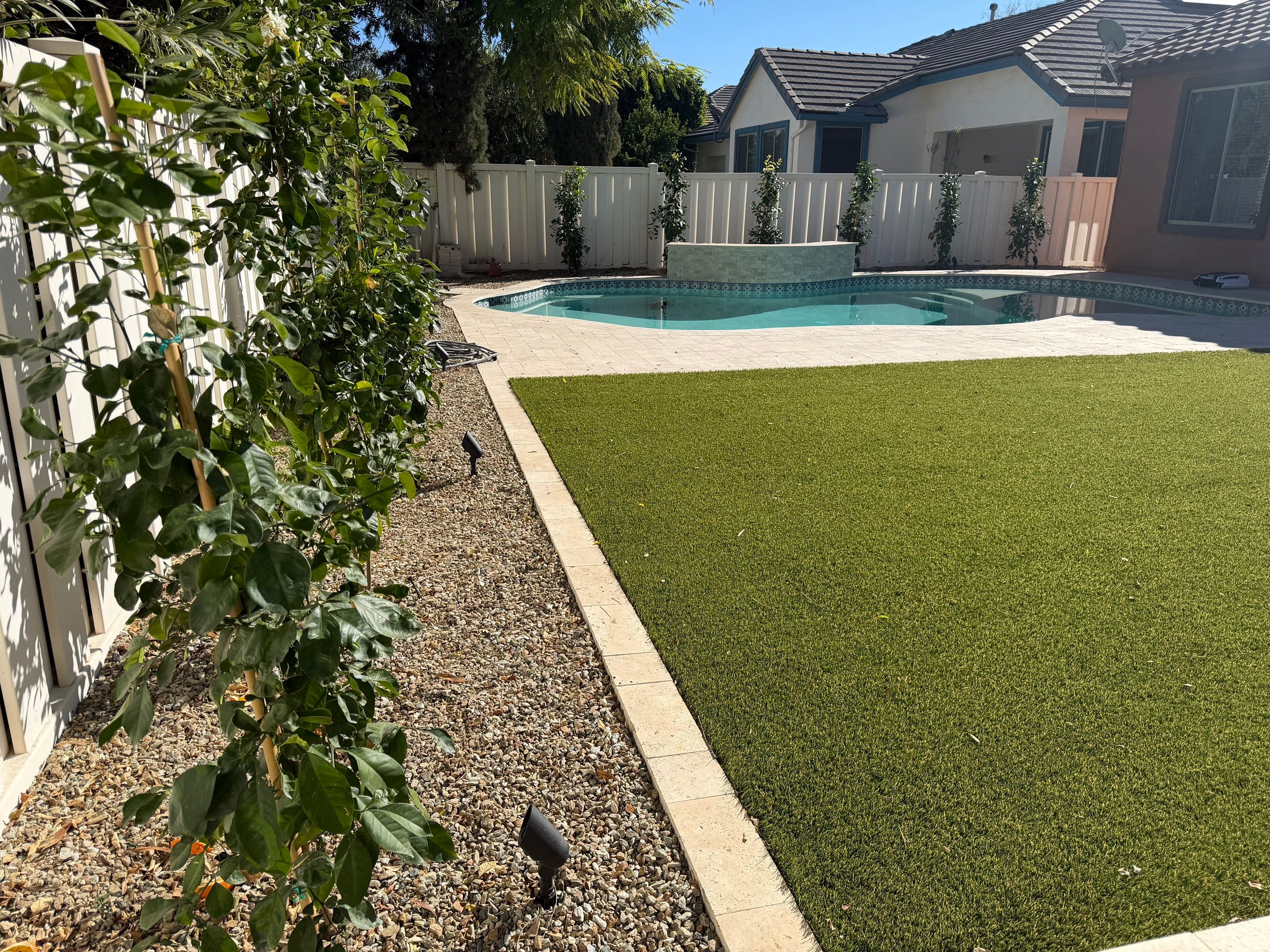 Pool & yard remodel by Modern Pools