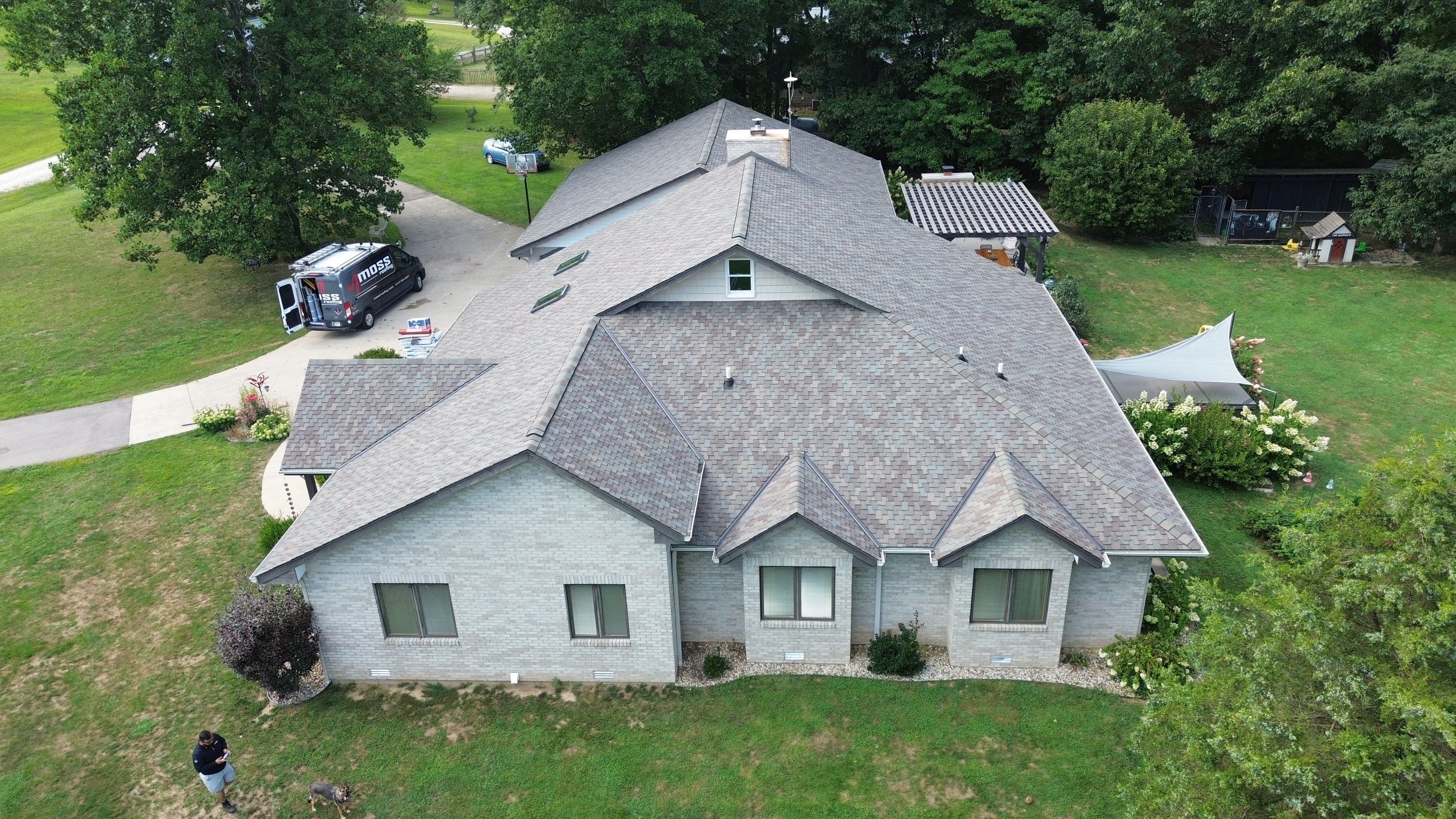 Project in Columbus by Moss Roofing