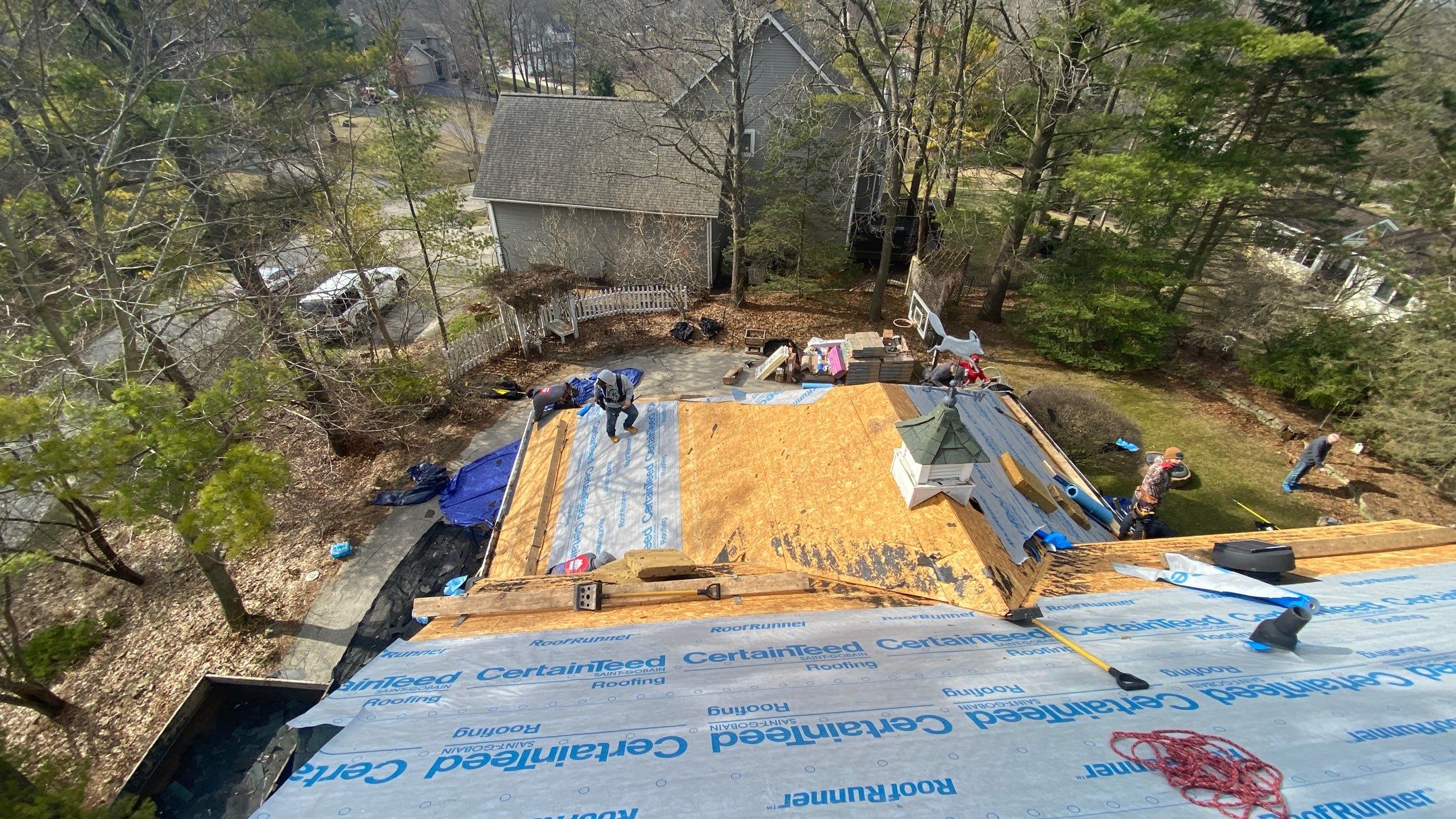 Roof Replacement using CertainTeed Landmark by 180 Contractors