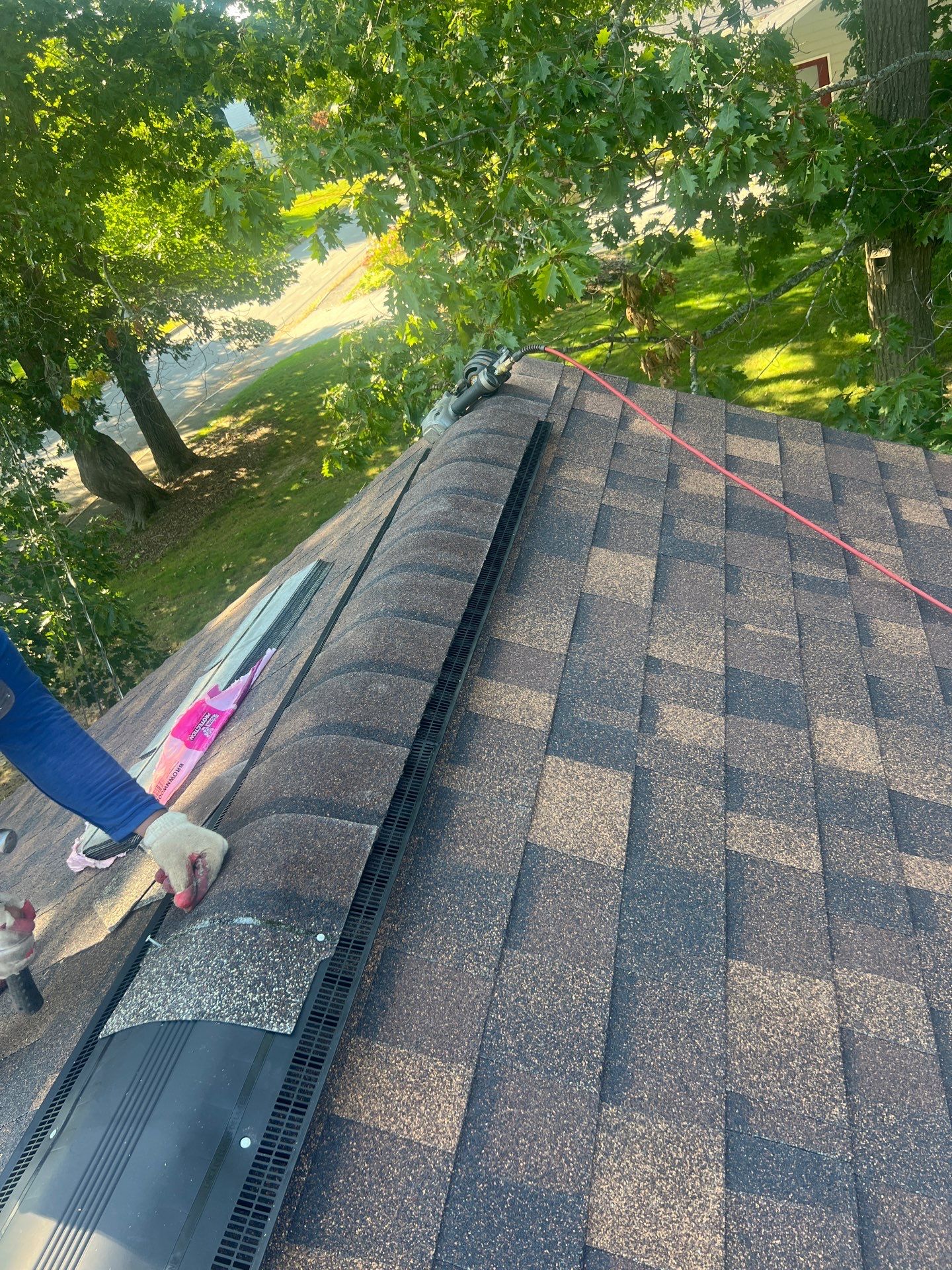 Portland Maine Roof Install by Tall pine roofing