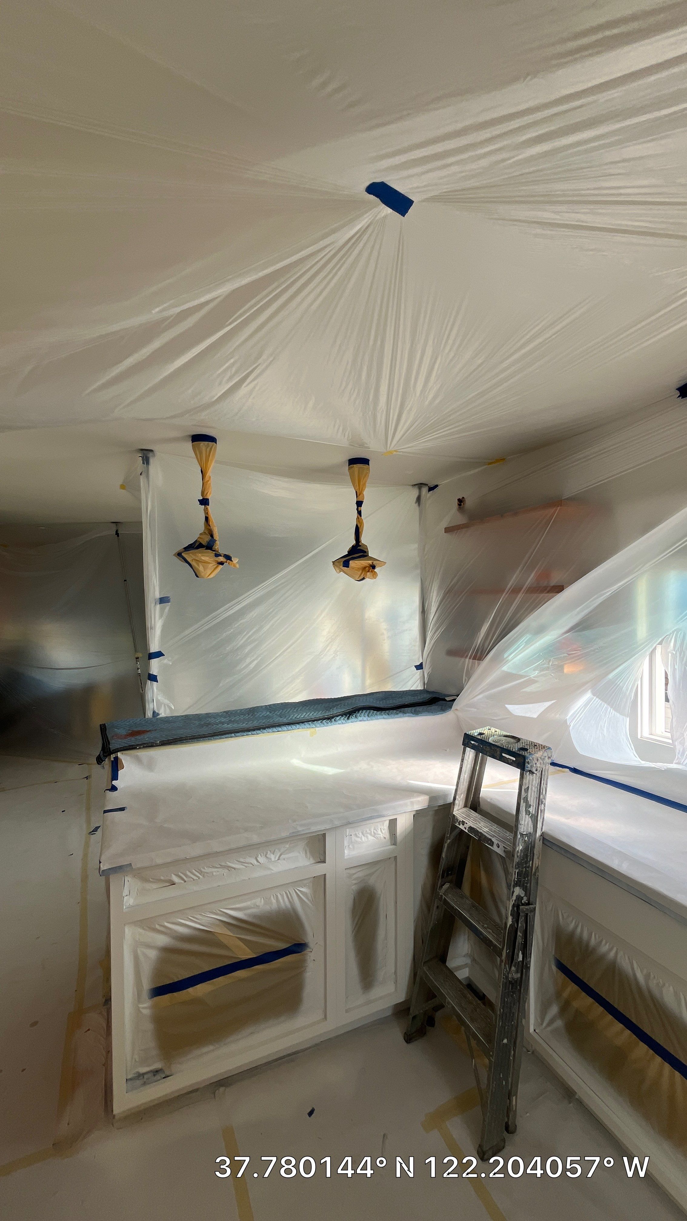 Custom Cabinet Painting  by Herrera’s Bay Area Painting inc.