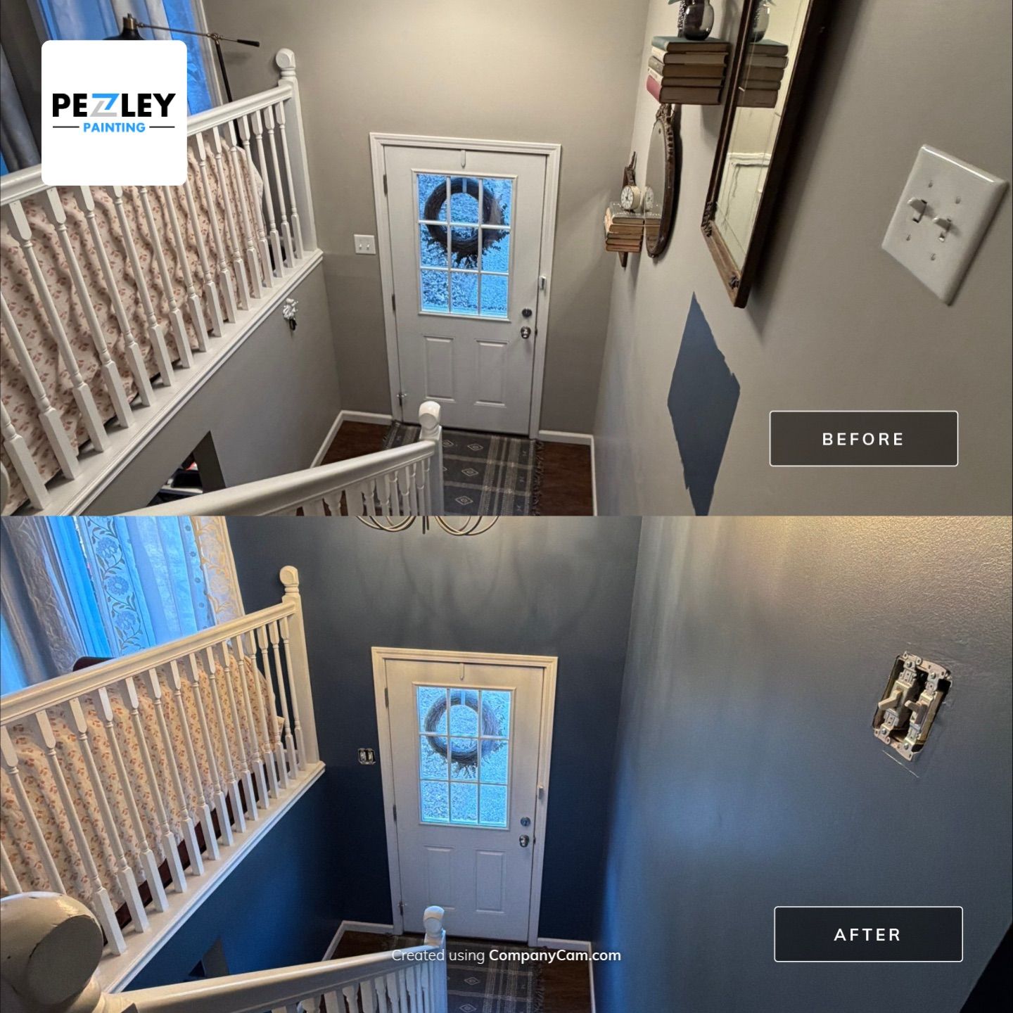 Gray to Navy by Pezley Painting