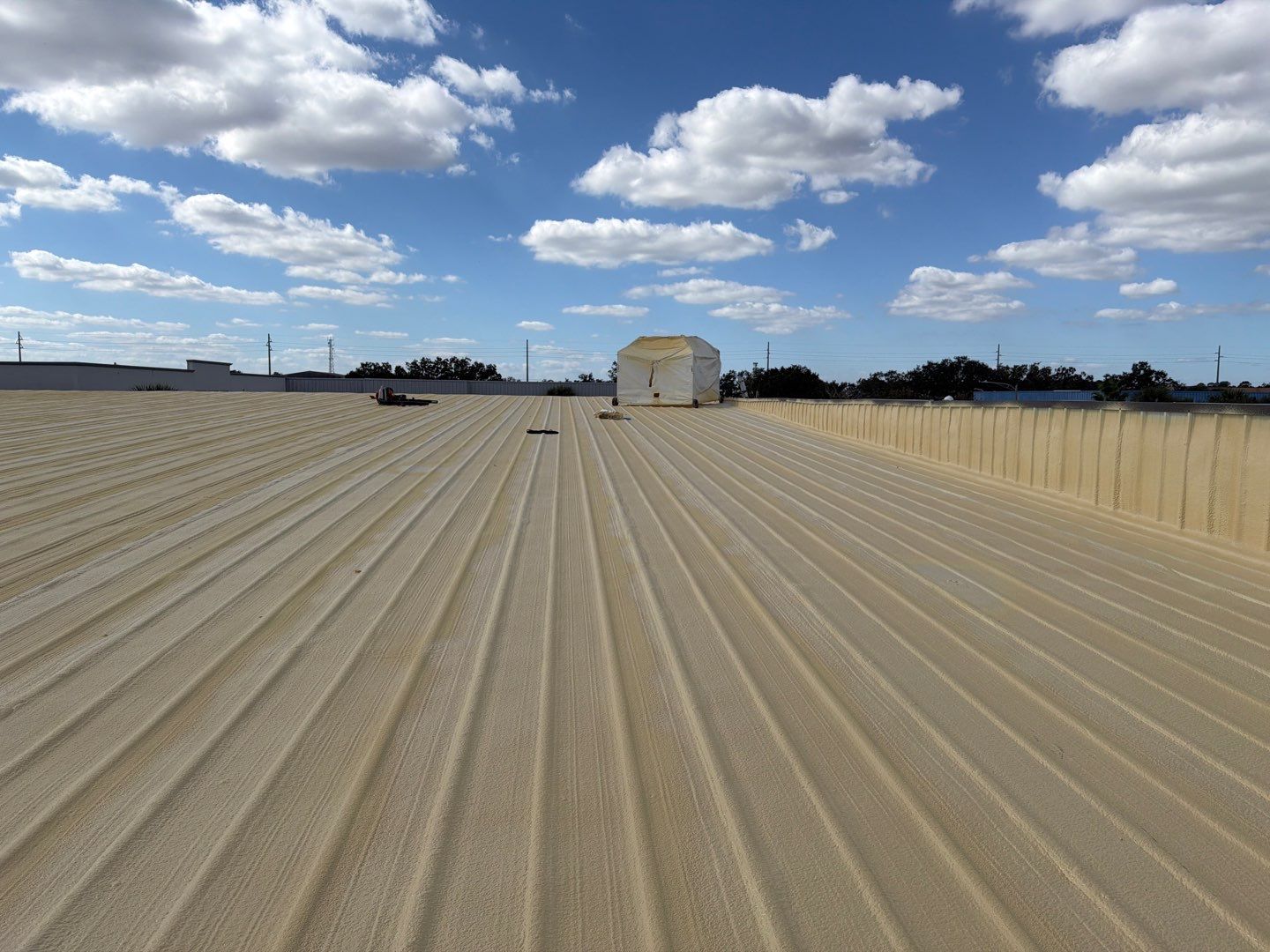 Orlando Commercial Metal Roof Restoration and Silicone Coating System by CES Roofing