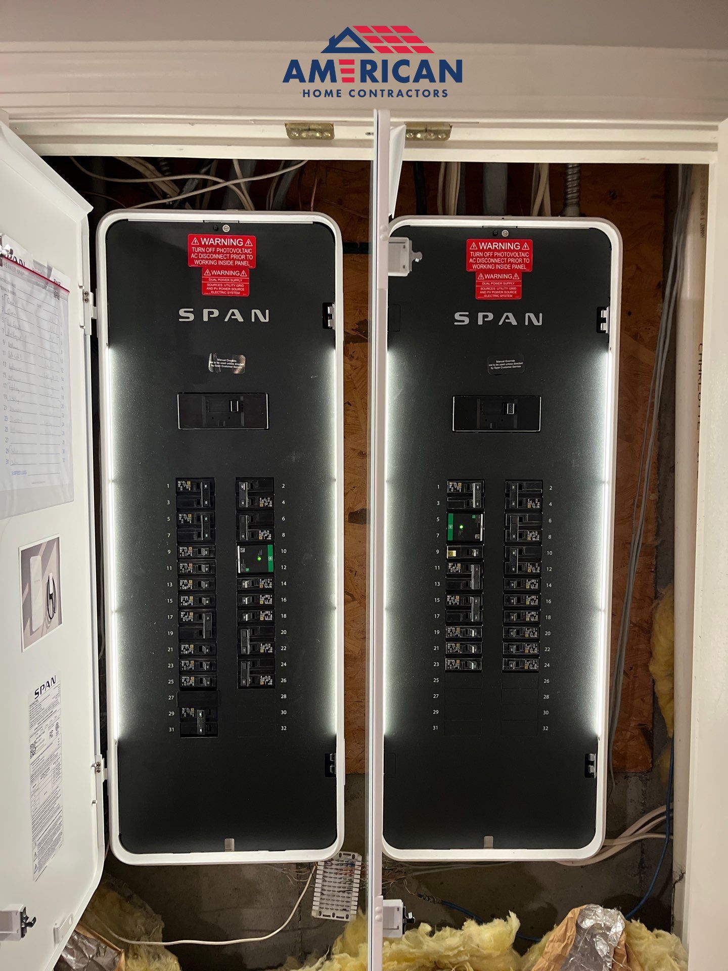 Maxeon Solar / SPAN Panel Installation by American Home Contractors