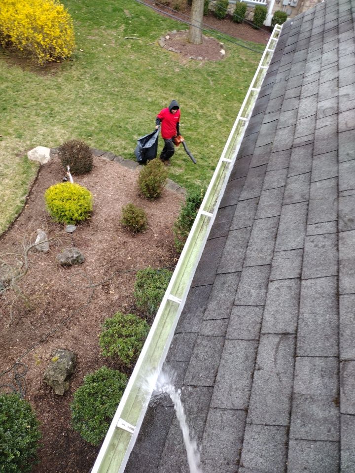 Comprehensive Residential Gutter Cleaning and System Flush in Wayne by NJ Home Maintenance Services