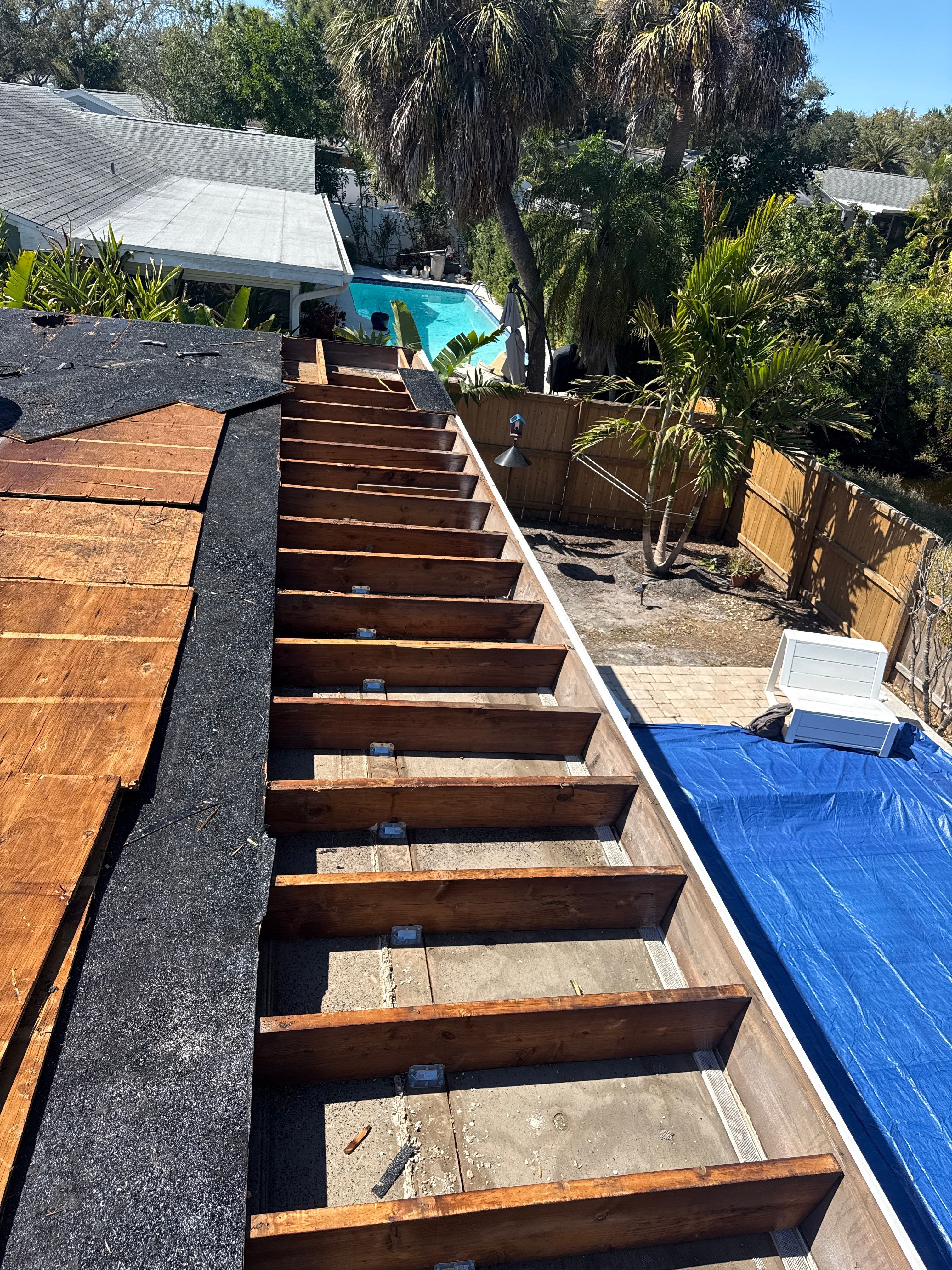 Project in St. Petersburg 33703 by Mitchell Roofing Company LLC
