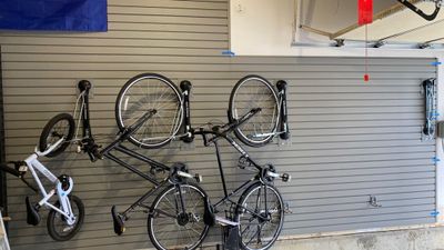 Dustin H. adds bike storage to his garage!