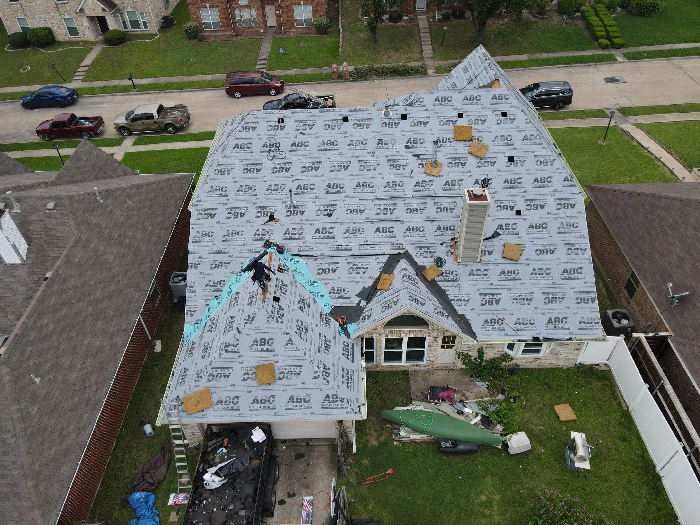 Residential Roofing Installation using Tamko Heritage by Lighthouse Contractors