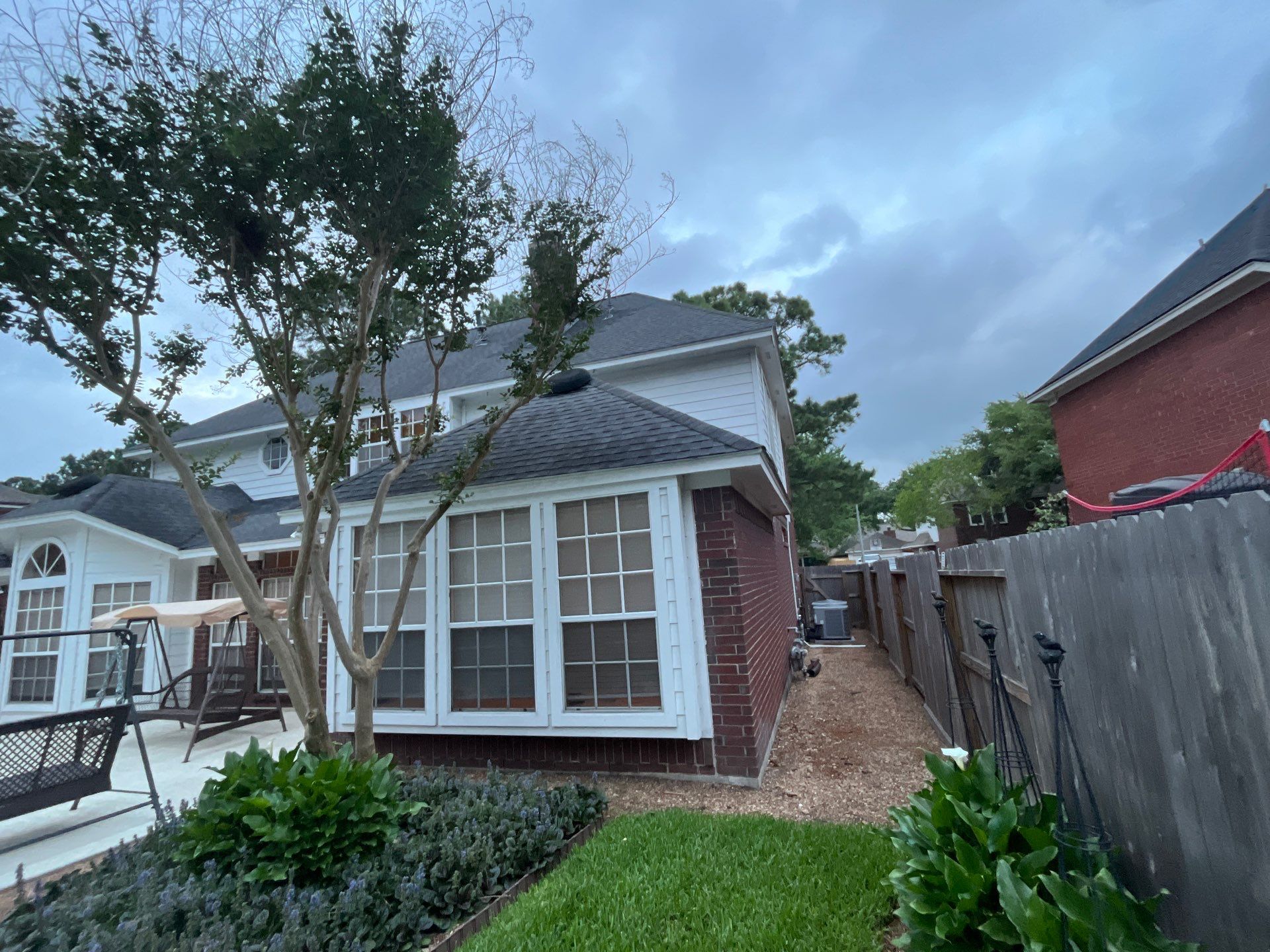 Complete GAF HDZ Charcoal Roof Installation for NW Houston Home by Houston Roofing & Construction