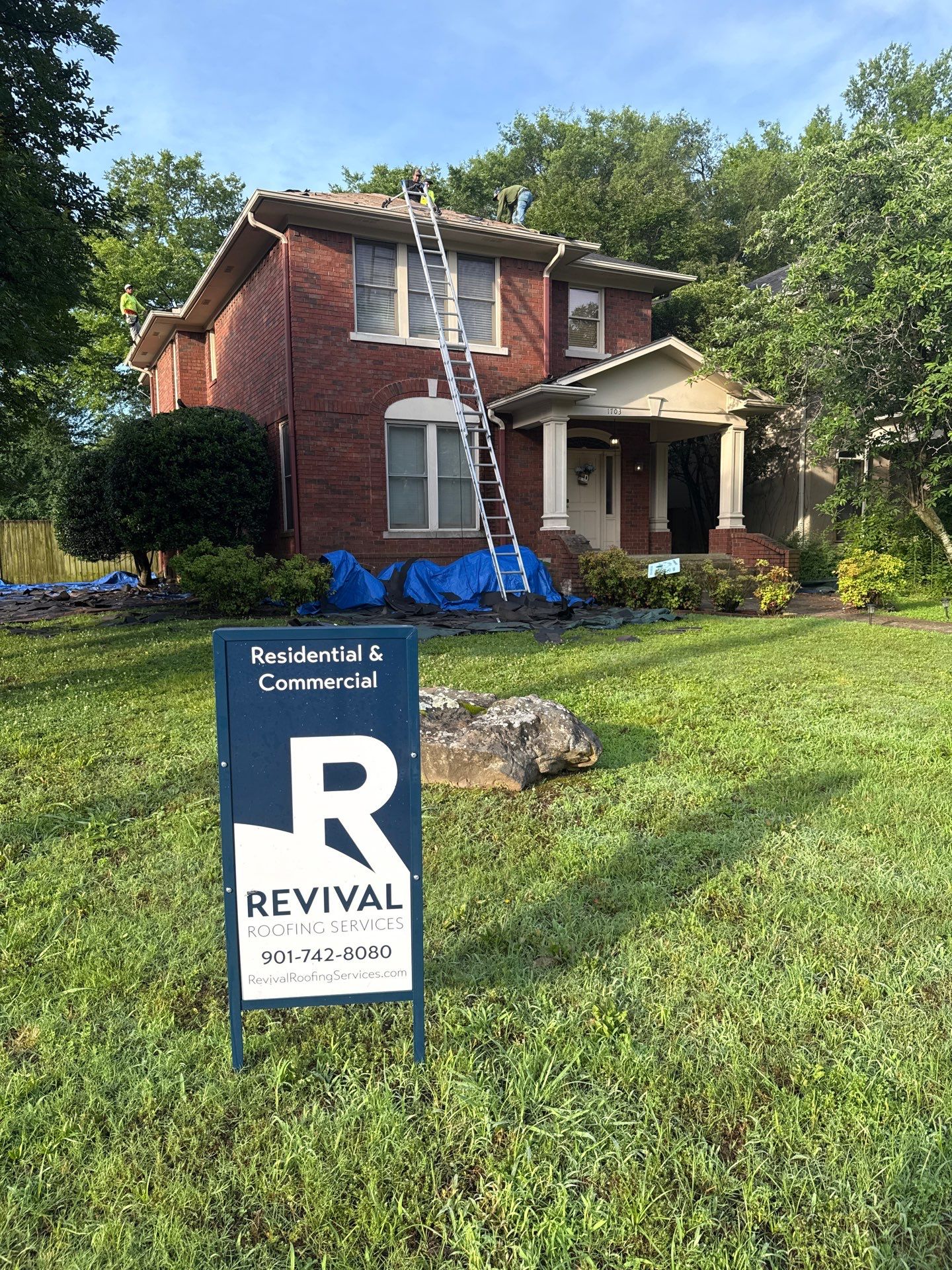 GAF Timberline HD Shingle Roof Replacement in Midtown Memphis by Revival Roofing Services