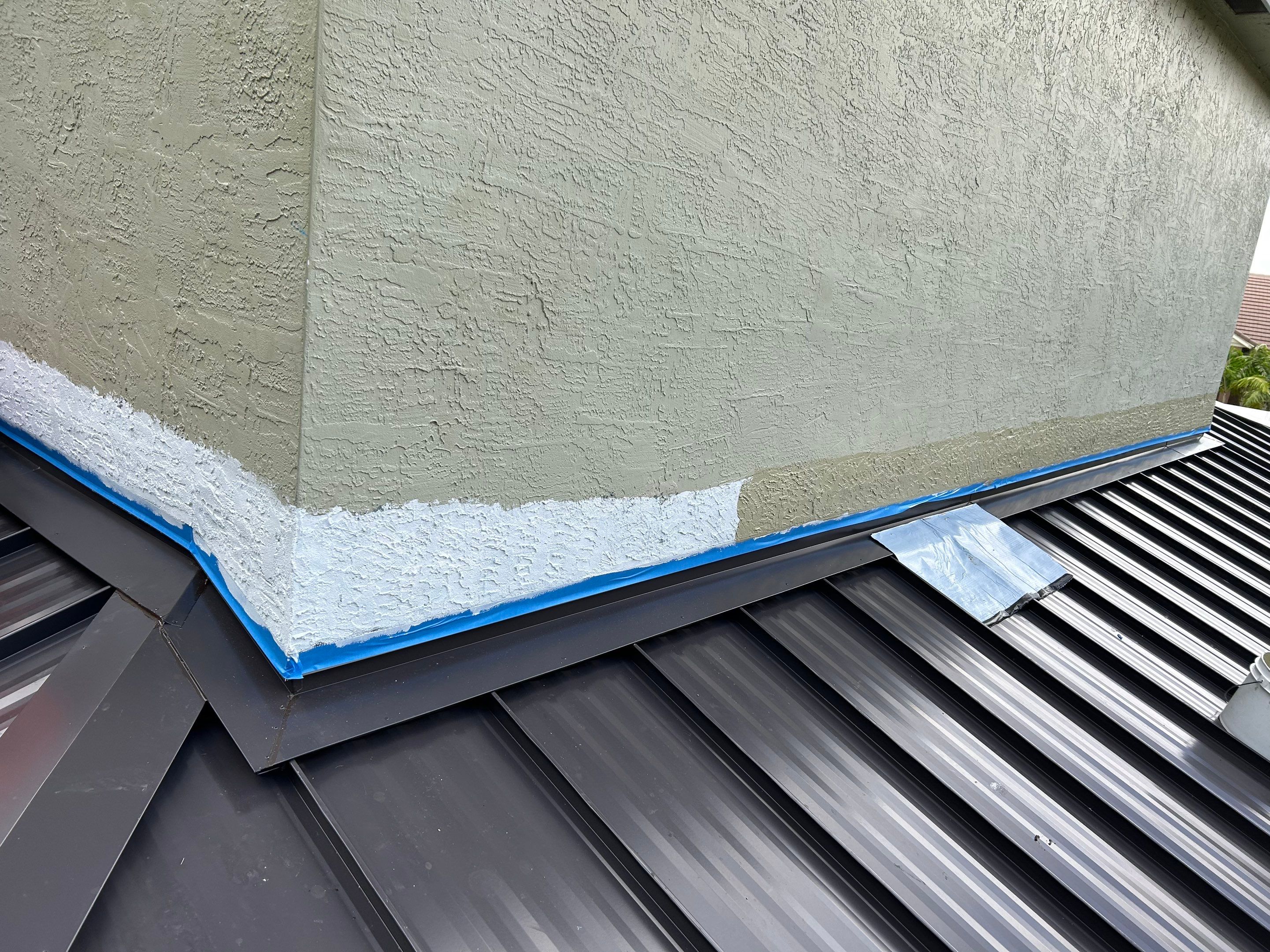 24ga 1.5" Mechanical Seam Dark Bronze by Total Roofing System The Metal Roof Experts