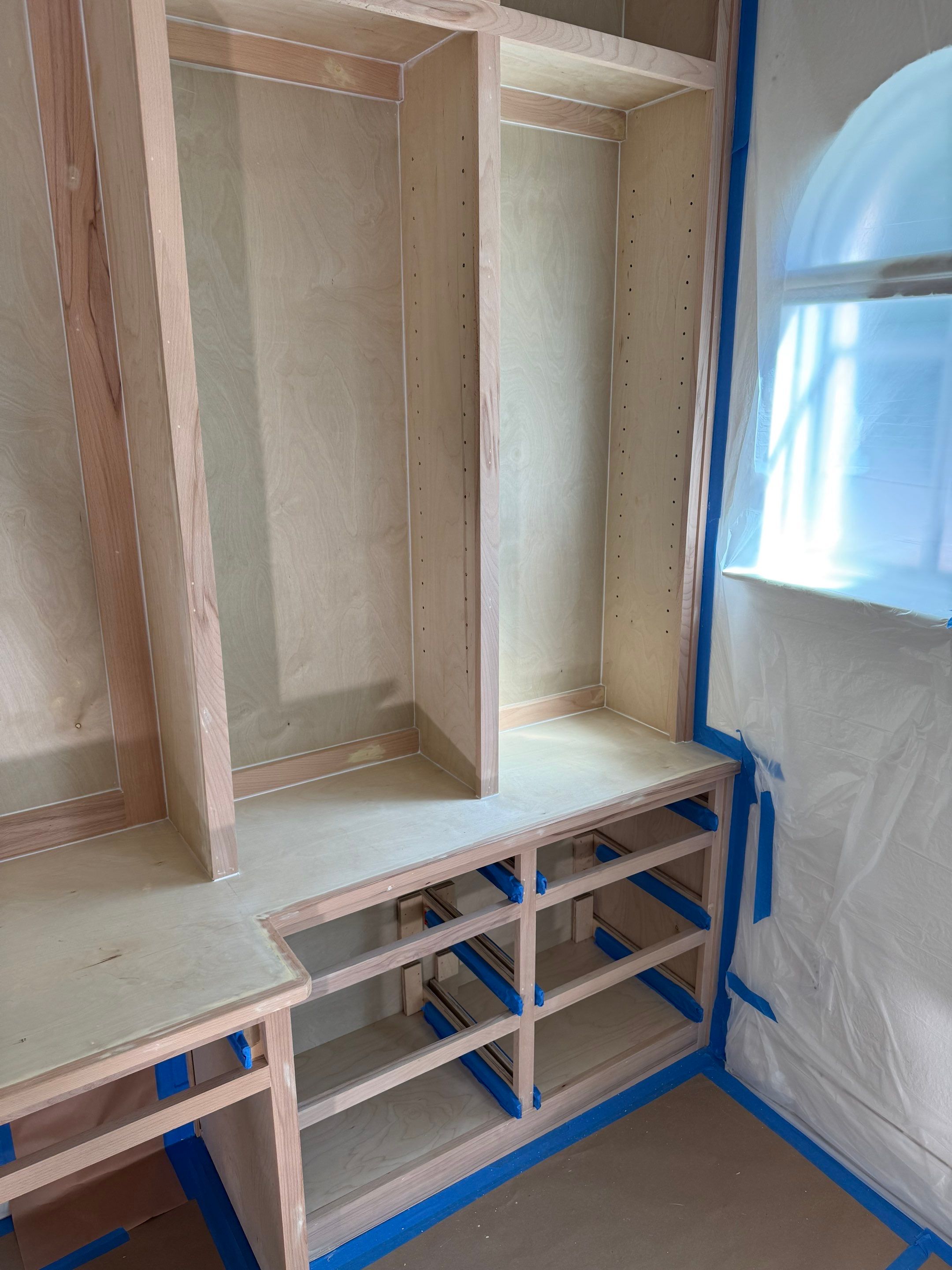 Creative Space - Cabinets painting by Nomad Painting