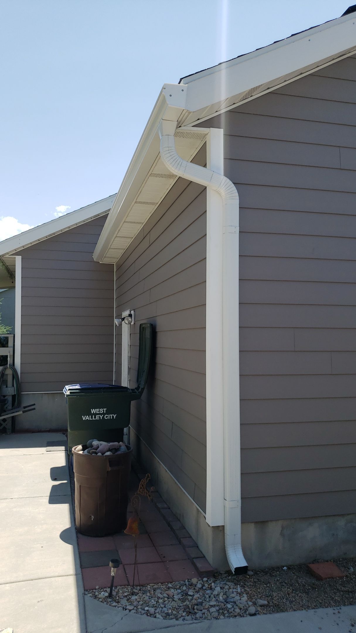 Project in Salt Lake City by Emerald Gotcha Gutters 