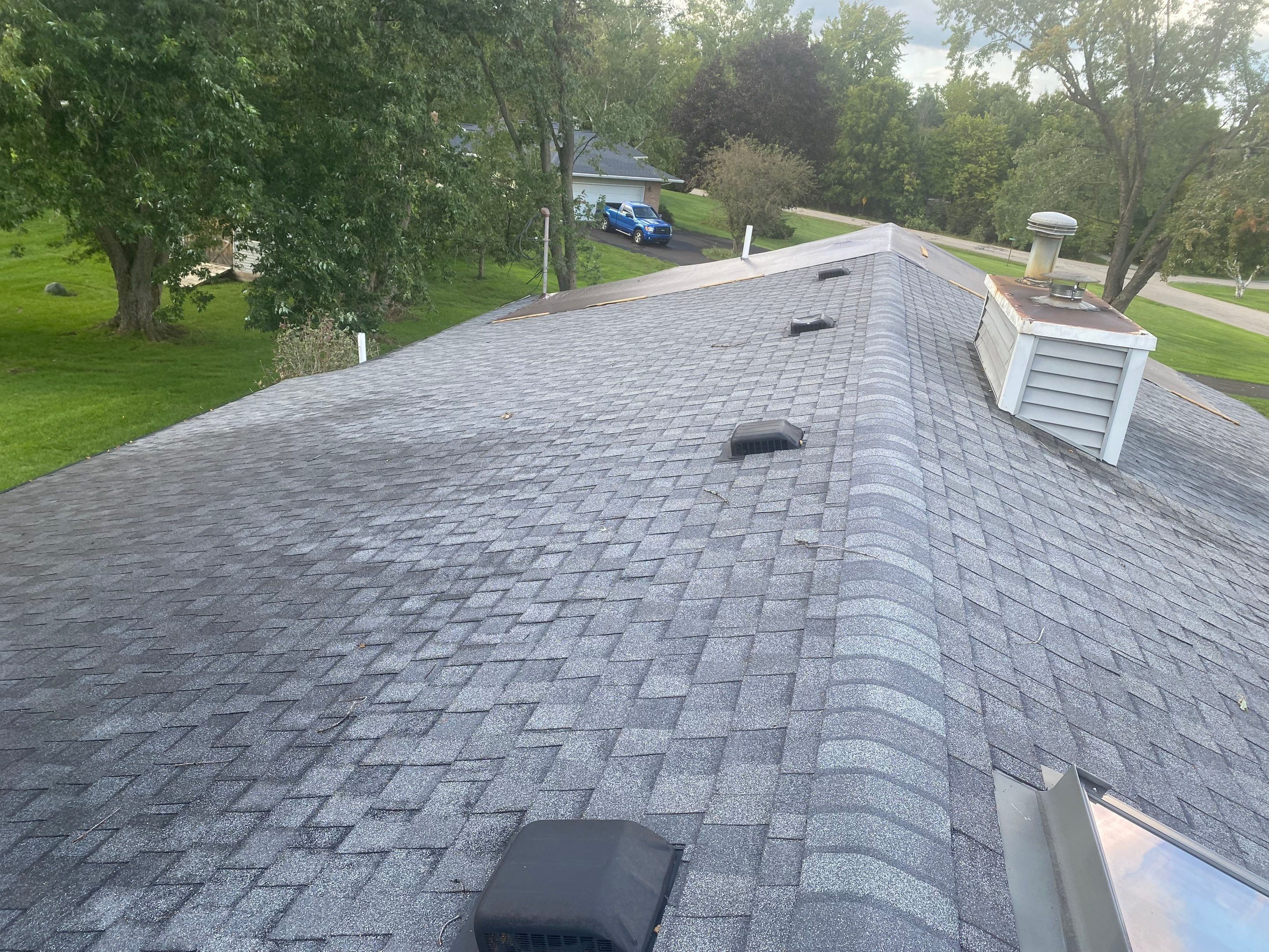 Residential Roofing Installation using Certainteed Landmark ClimateFlex by GRACCO