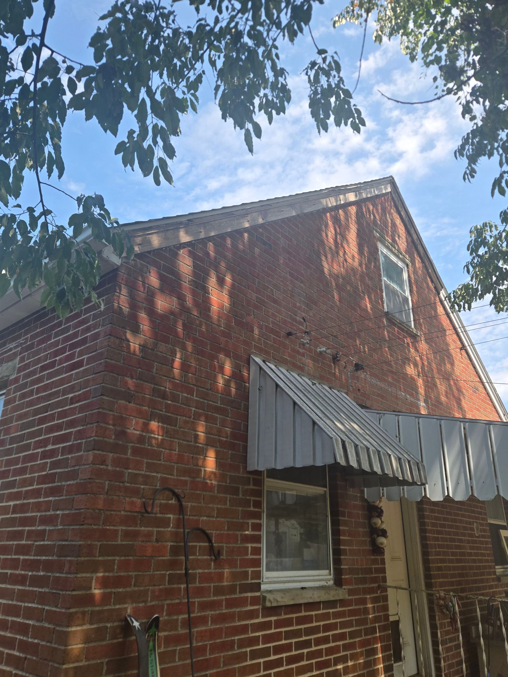 Brick Home Fascia Repair and Roofline Restoration in Dayton by Level Up Roofing and Restoration Services LLC