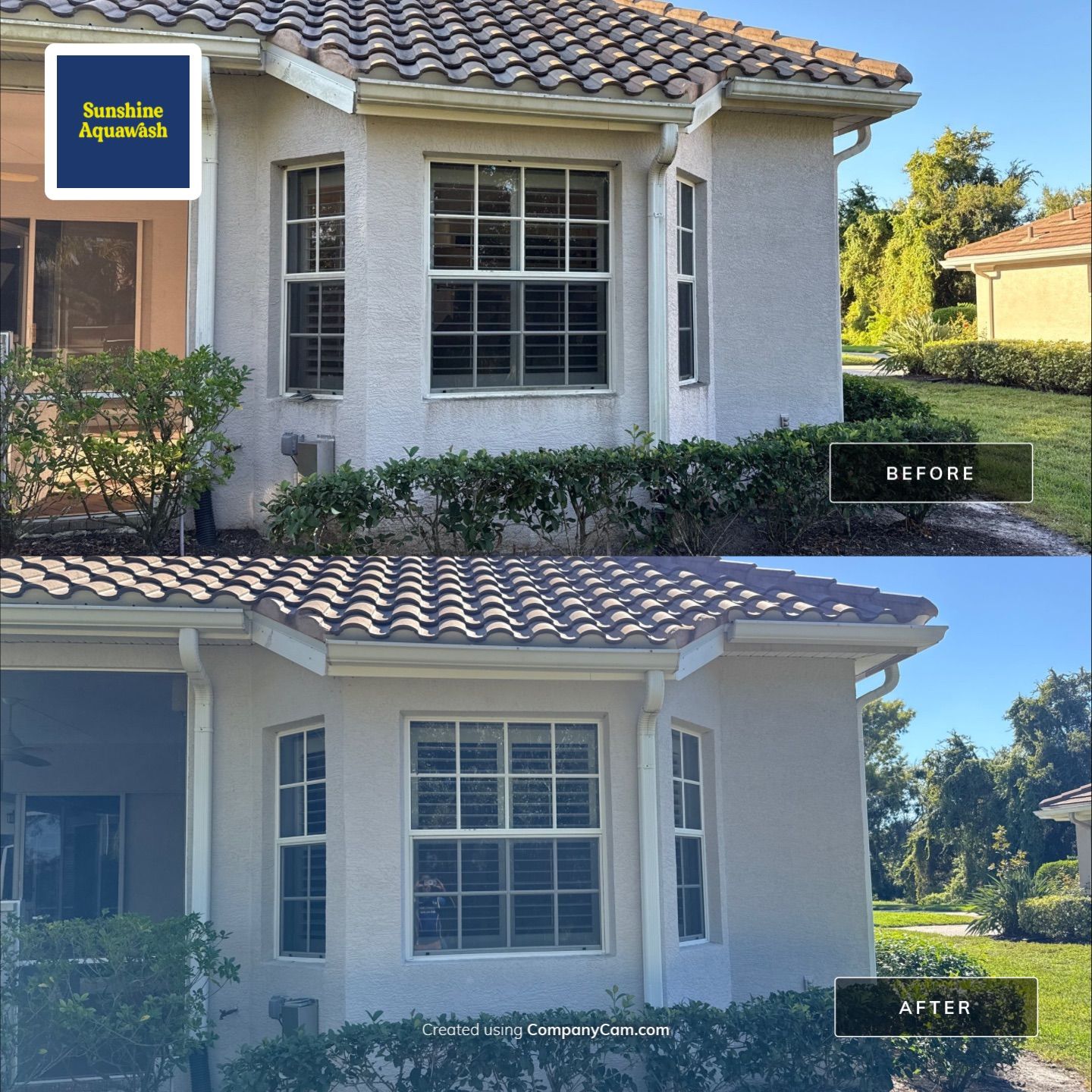 House Wash, Pool Deck & Screen Enclosure Cleaning | University Park, Sarasota FL by Sunshine AquaWash