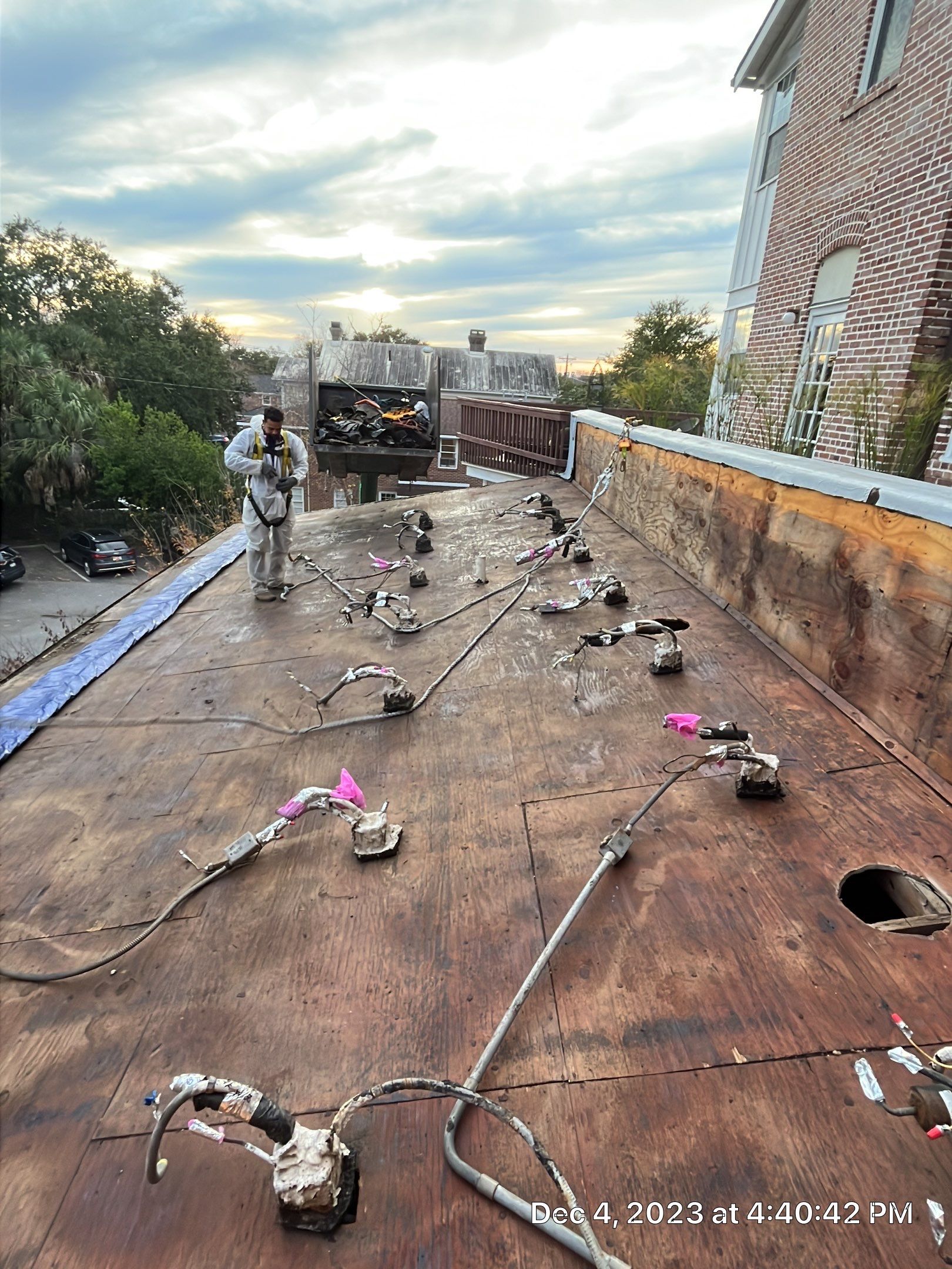 Asbestos Roofing Abatement by EAS Environmental, LLC.