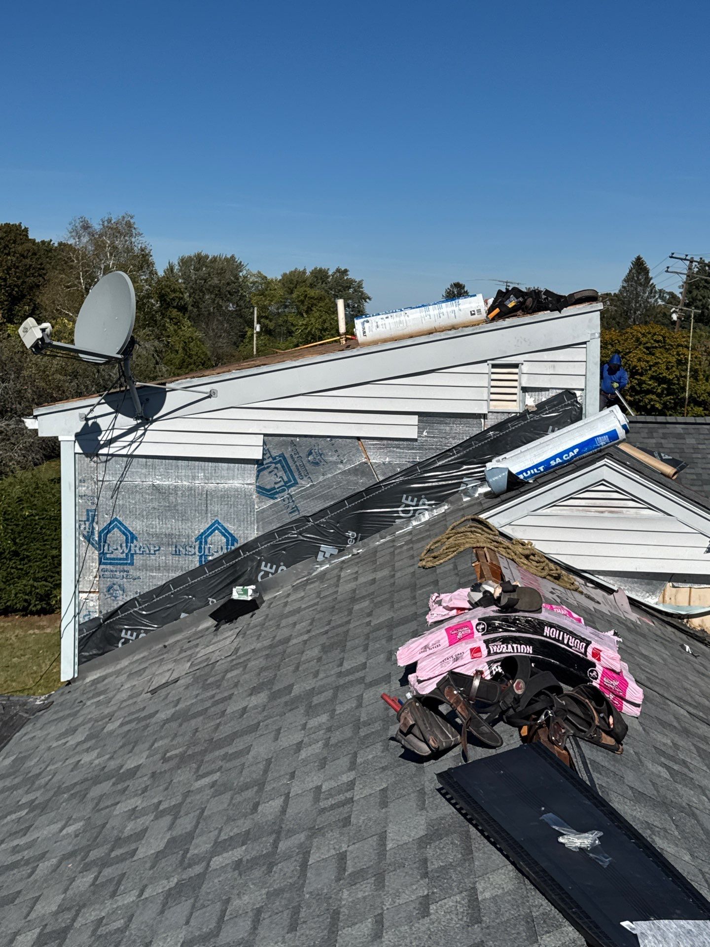 Full Roof Replacement & EPDM Integration | Tewksbury, MA by Mighty Dog Roofing of Greater Middlesex County